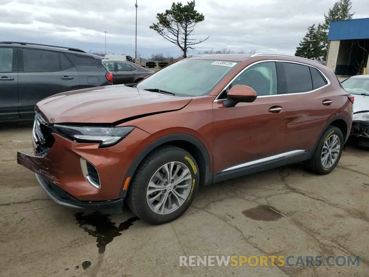 1 fotografías del automóvil dañado LRBAZLR41ND126979 BUICK ENVISION 2022