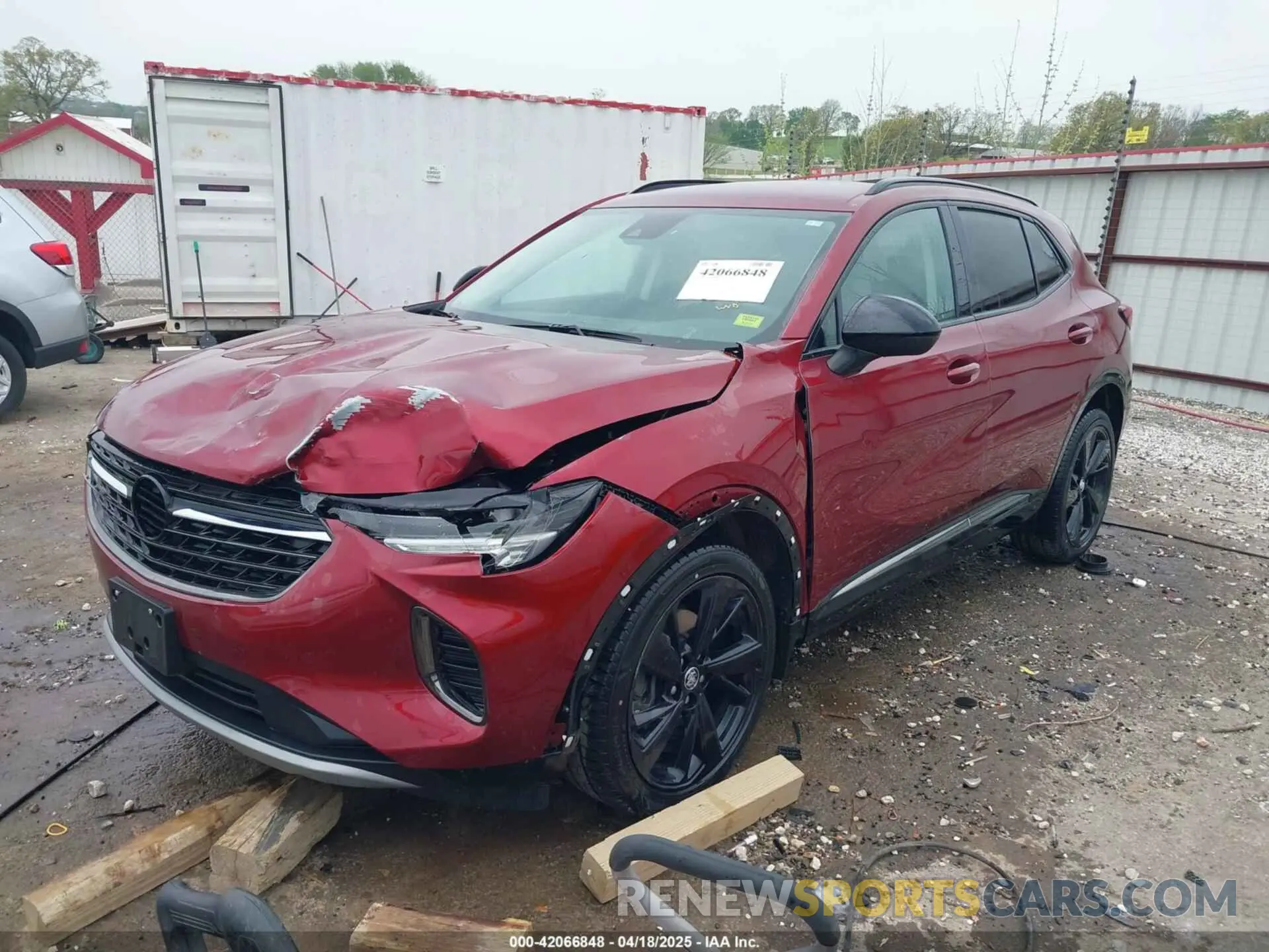 2 fotografías del automóvil dañado LRBAZLR42ND020444 BUICK ENVISION 2022