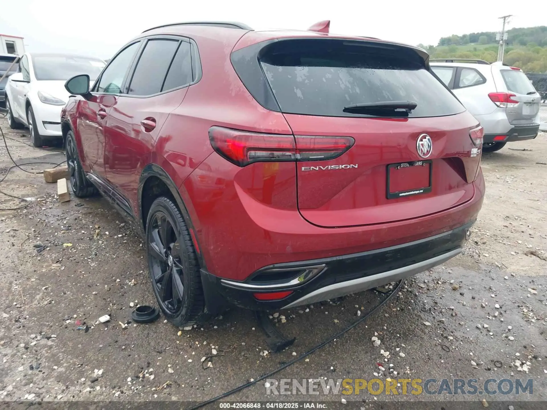 3 fotografías del automóvil dañado LRBAZLR42ND020444 BUICK ENVISION 2022
