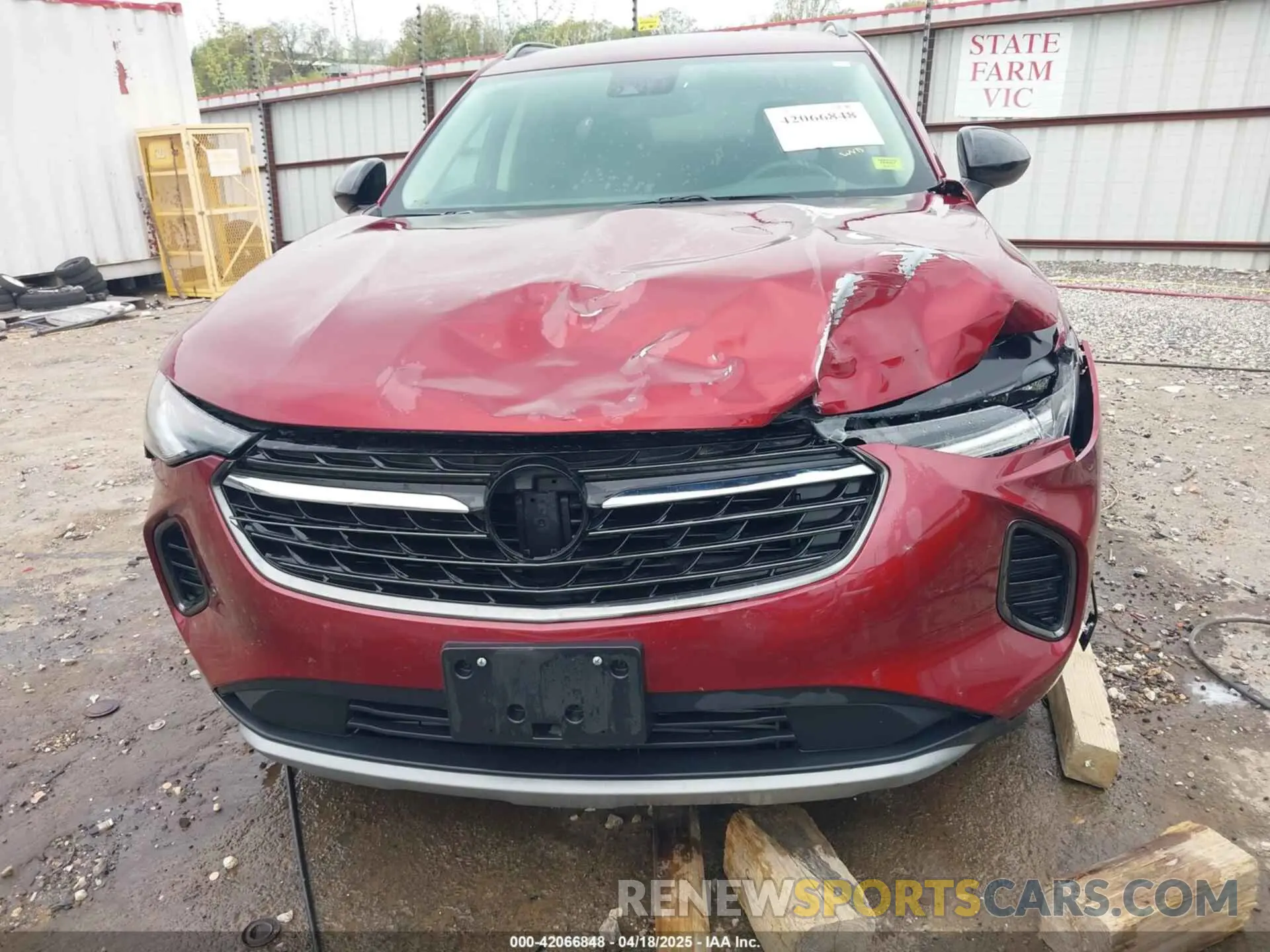 6 fotografías del automóvil dañado LRBAZLR42ND020444 BUICK ENVISION 2022