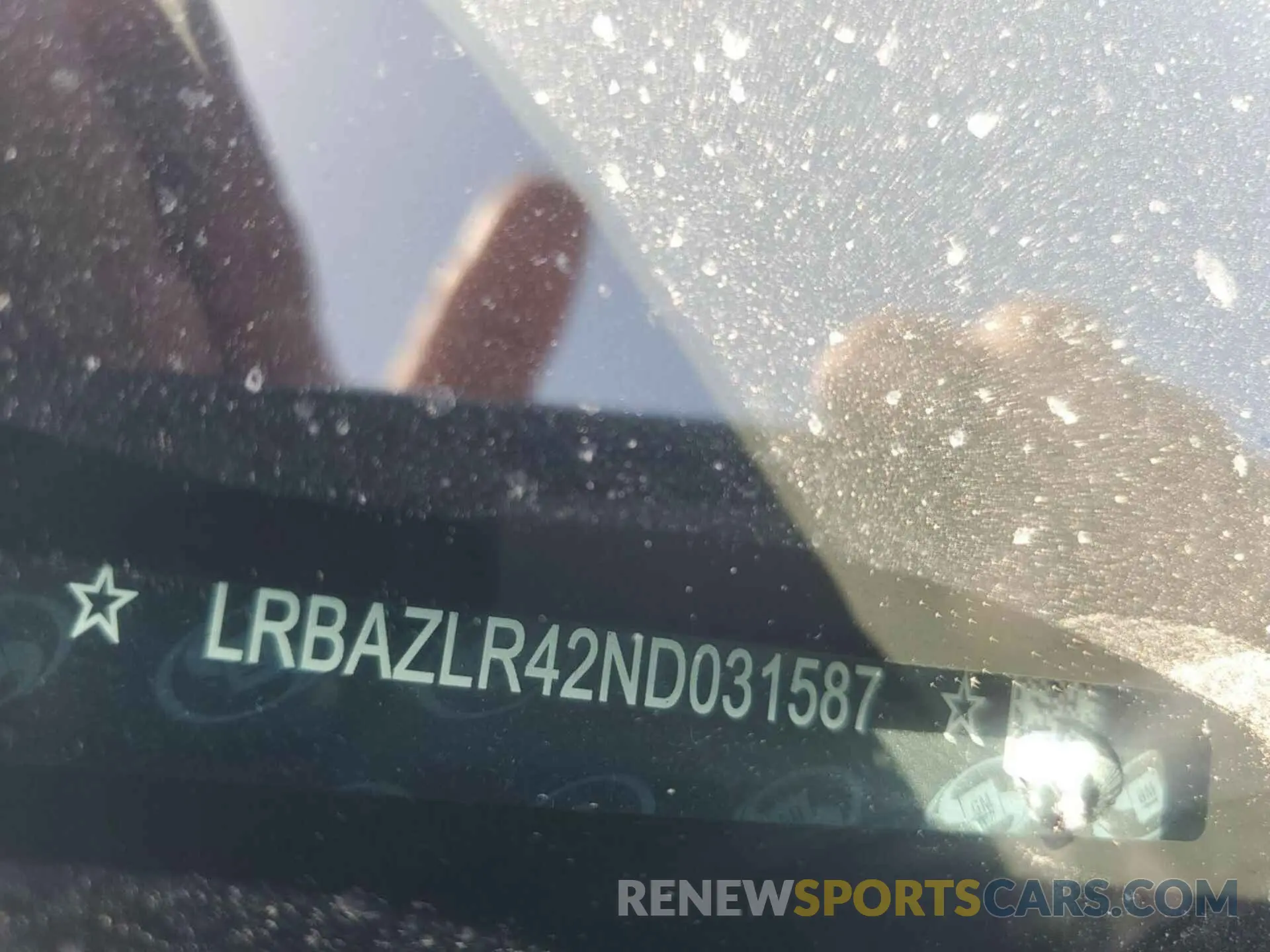 9 fotografías del automóvil dañado LRBAZLR42ND031587 BUICK ENVISION 2022