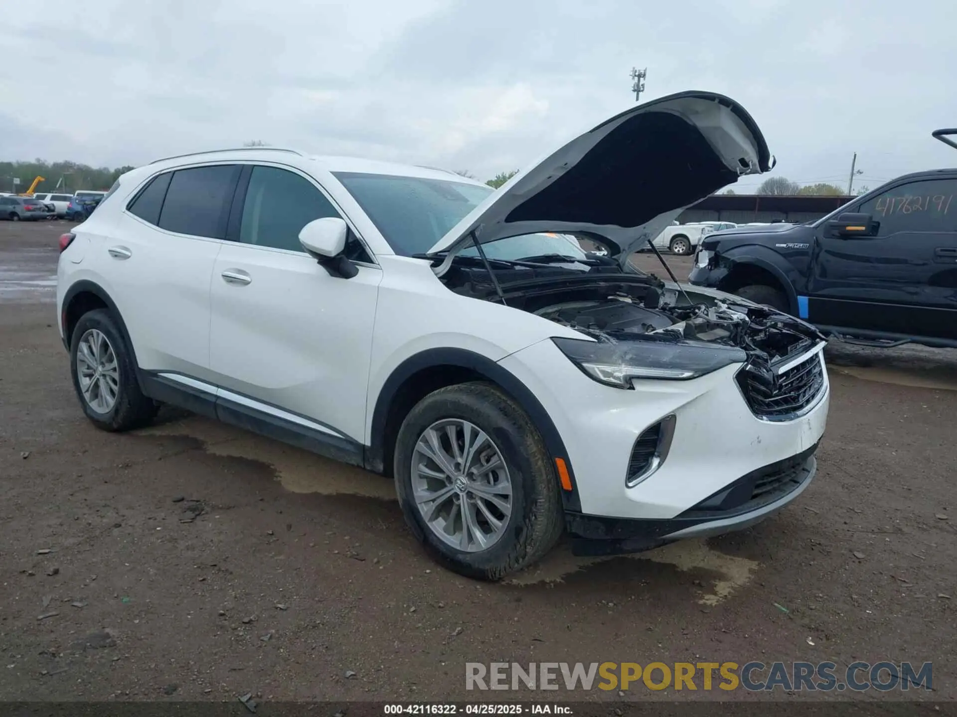 1 fotografías del automóvil dañado LRBAZLR44ND126457 BUICK ENVISION 2022