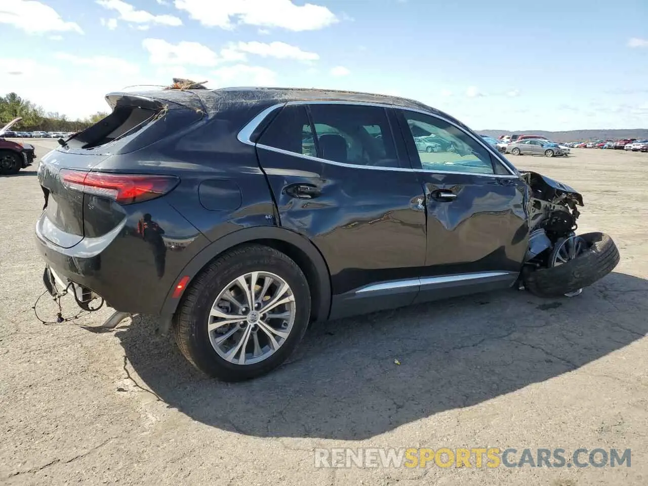 3 fotografías del automóvil dañado LRBAZLR44ND135563 BUICK ENVISION 2022