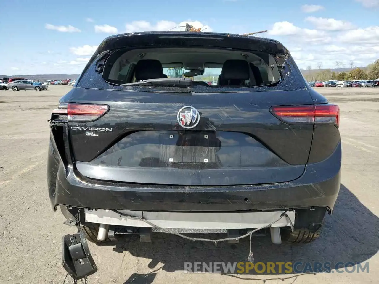 6 fotografías del automóvil dañado LRBAZLR44ND135563 BUICK ENVISION 2022