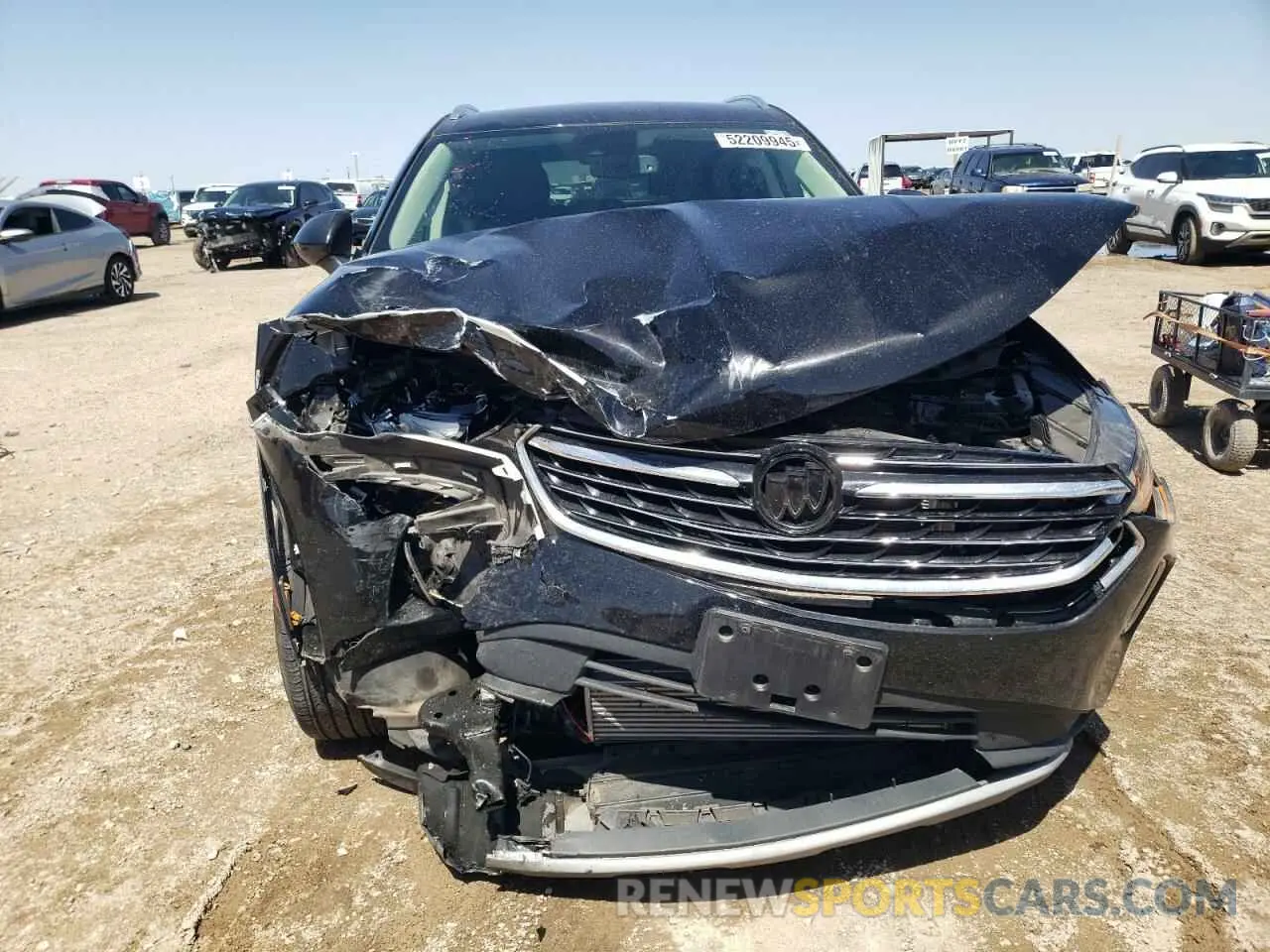 5 fotografías del automóvil dañado LRBAZLR44ND158342 BUICK ENVISION 2022