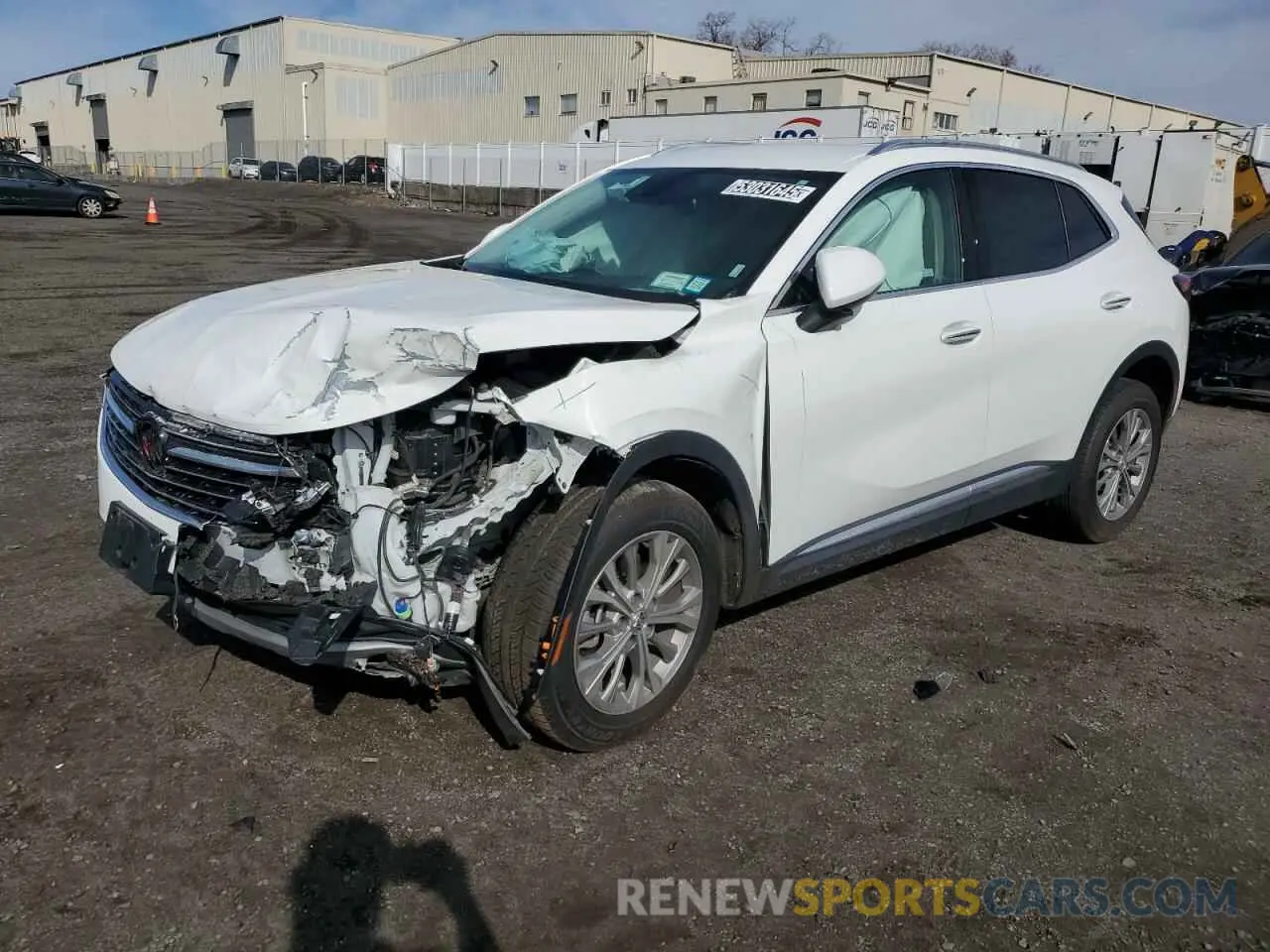 1 fotografías del automóvil dañado LRBAZLR44ND165226 BUICK ENVISION 2022
