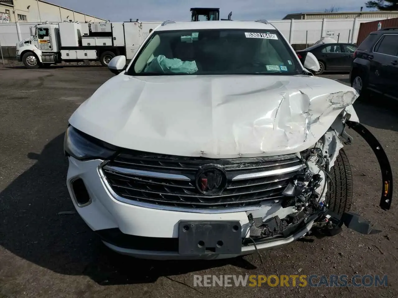 5 fotografías del automóvil dañado LRBAZLR44ND165226 BUICK ENVISION 2022