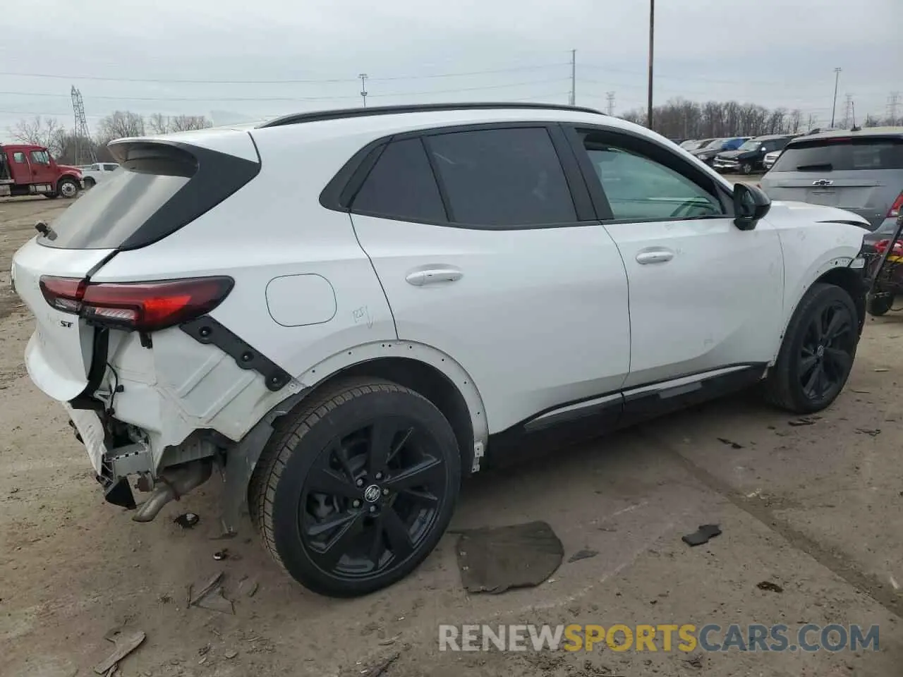3 fotografías del automóvil dañado LRBAZLR45ND016209 BUICK ENVISION 2022