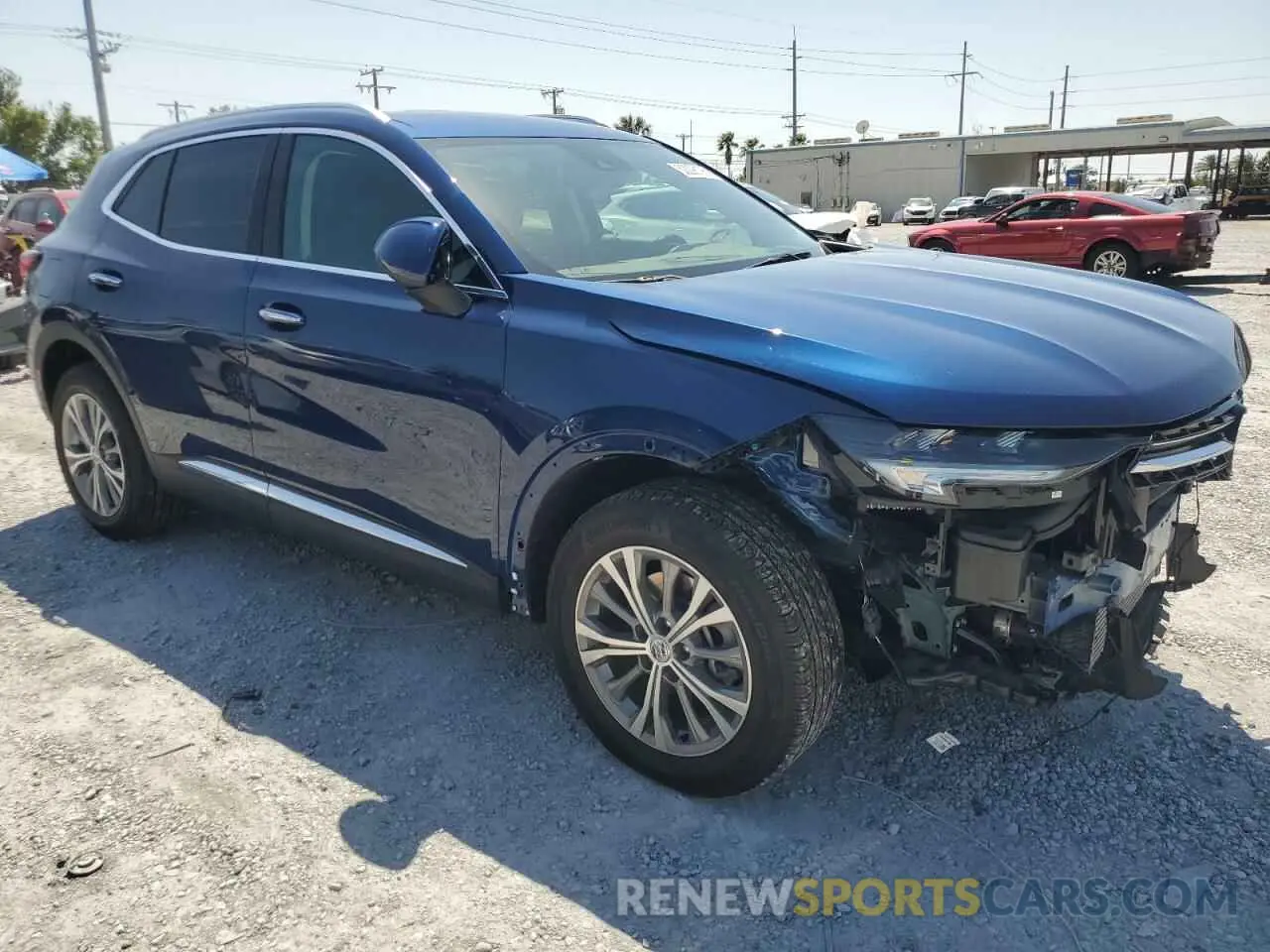 4 fotografías del automóvil dañado LRBAZLR45ND067404 BUICK ENVISION 2022