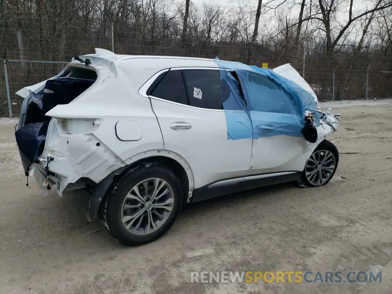 3 fotografías del automóvil dañado LRBAZLR45ND122448 BUICK ENVISION 2022