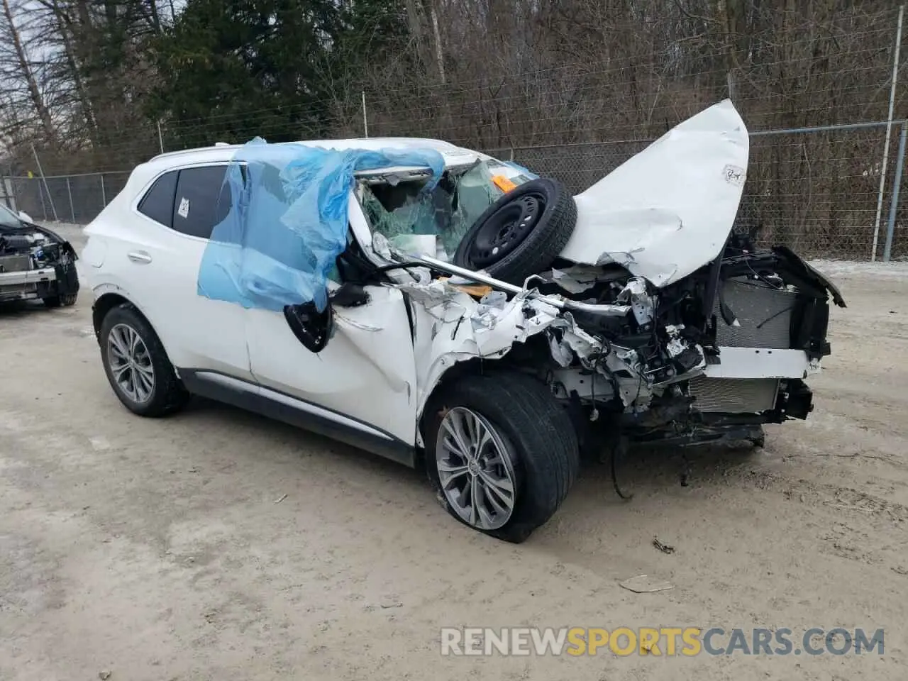 4 fotografías del automóvil dañado LRBAZLR45ND122448 BUICK ENVISION 2022
