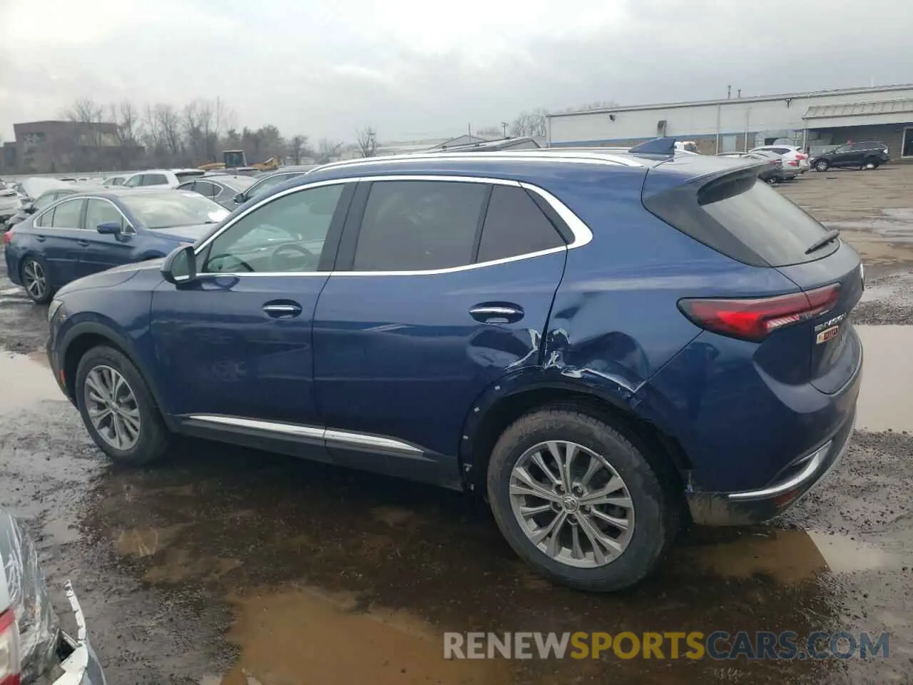 2 fotografías del automóvil dañado LRBAZLR45ND164828 BUICK ENVISION 2022