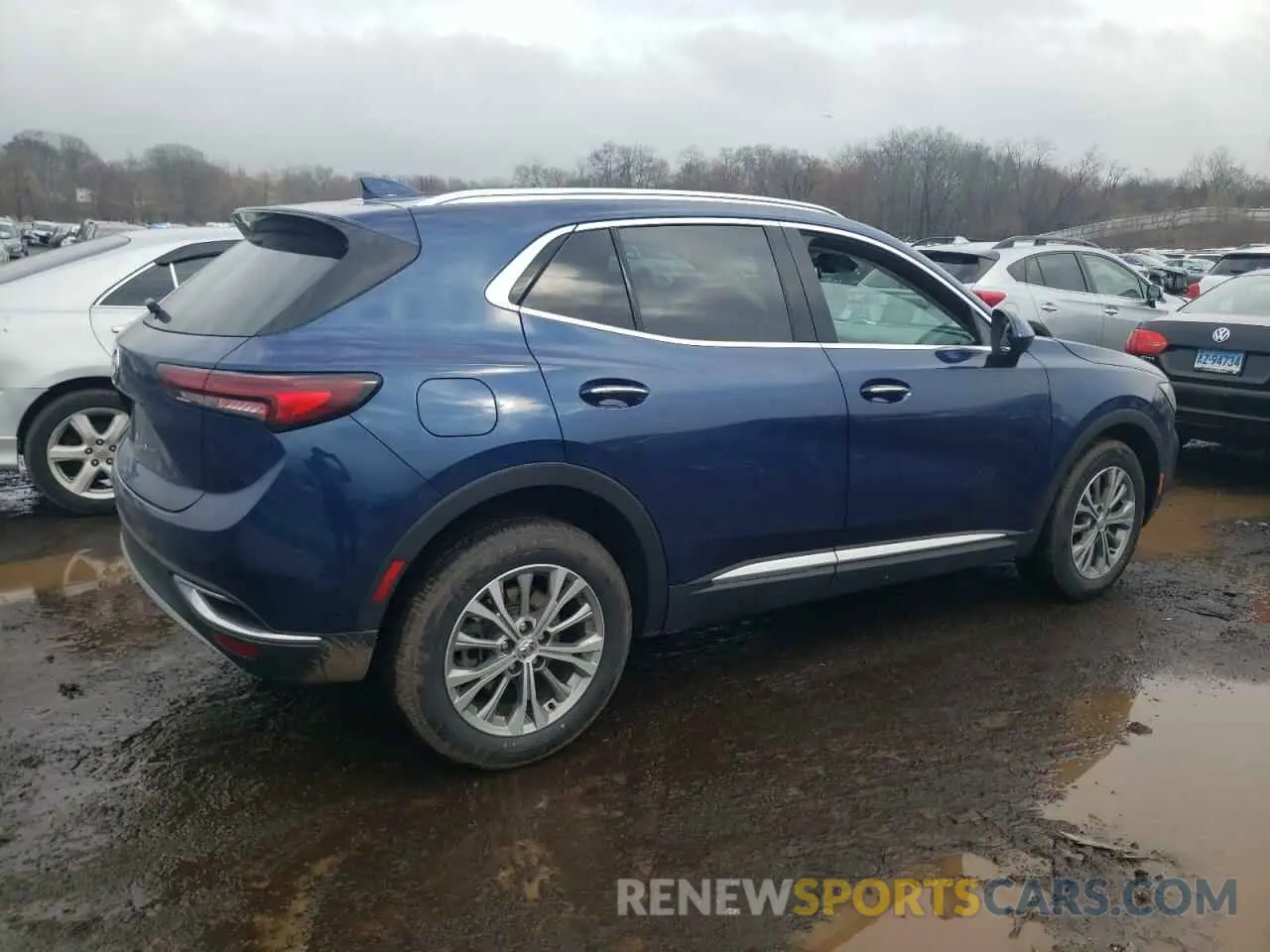 3 fotografías del automóvil dañado LRBAZLR45ND164828 BUICK ENVISION 2022