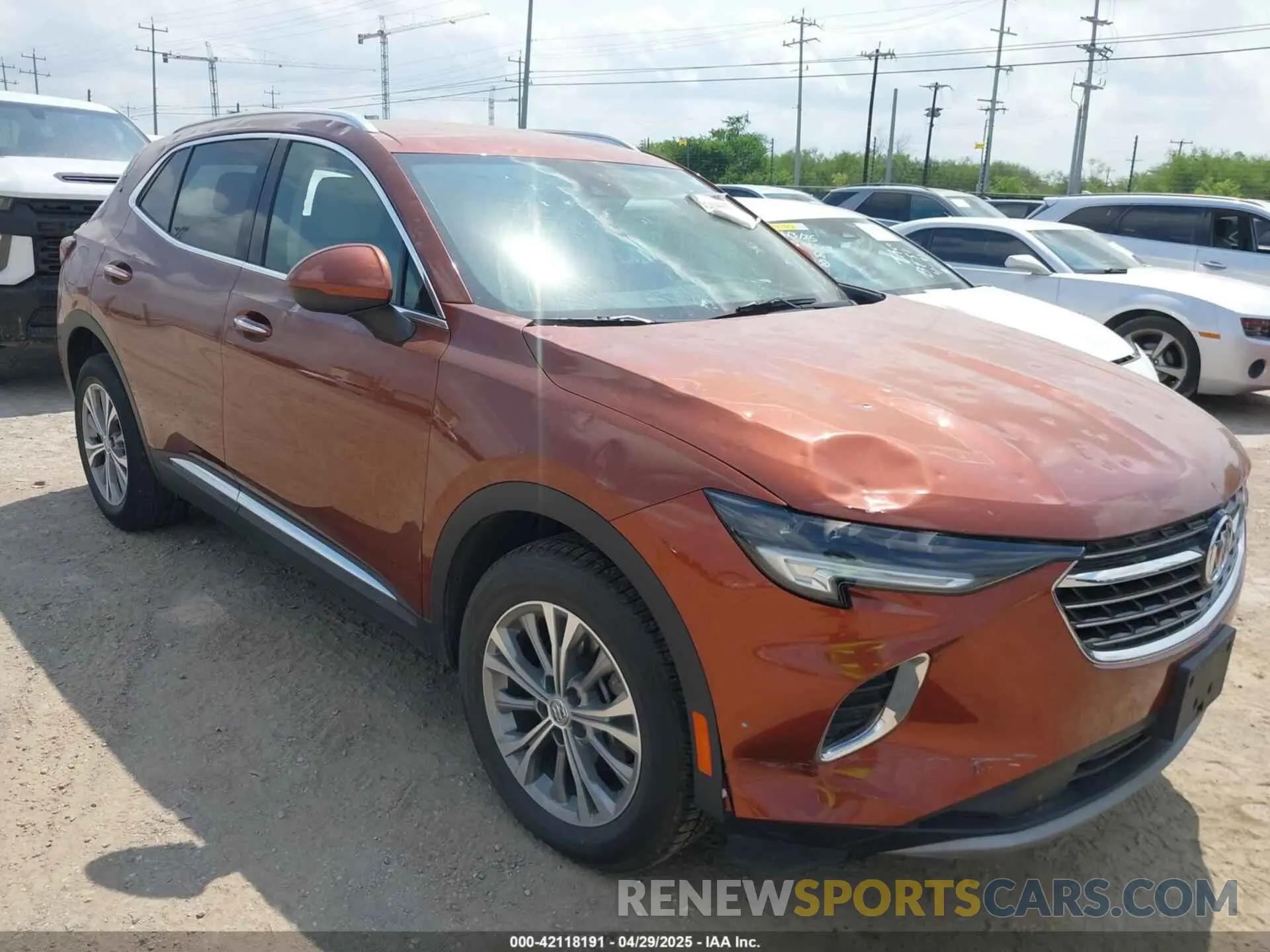 1 fotografías del automóvil dañado LRBAZLR46ND064723 BUICK ENVISION 2022