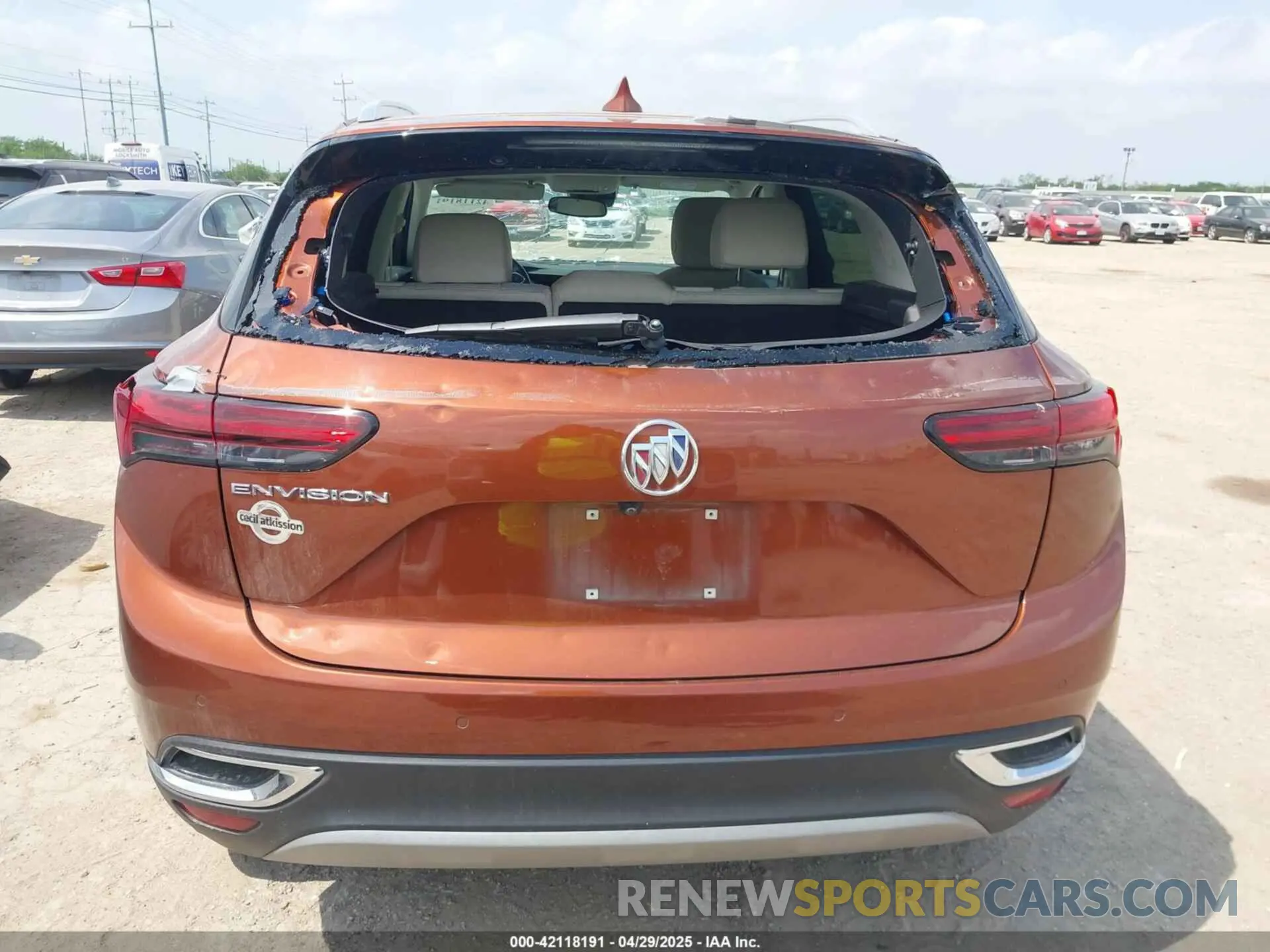 16 fotografías del automóvil dañado LRBAZLR46ND064723 BUICK ENVISION 2022