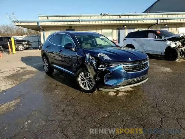 14 fotografías del automóvil dañado LRBAZLR46ND137623 BUICK ENVISION 2022