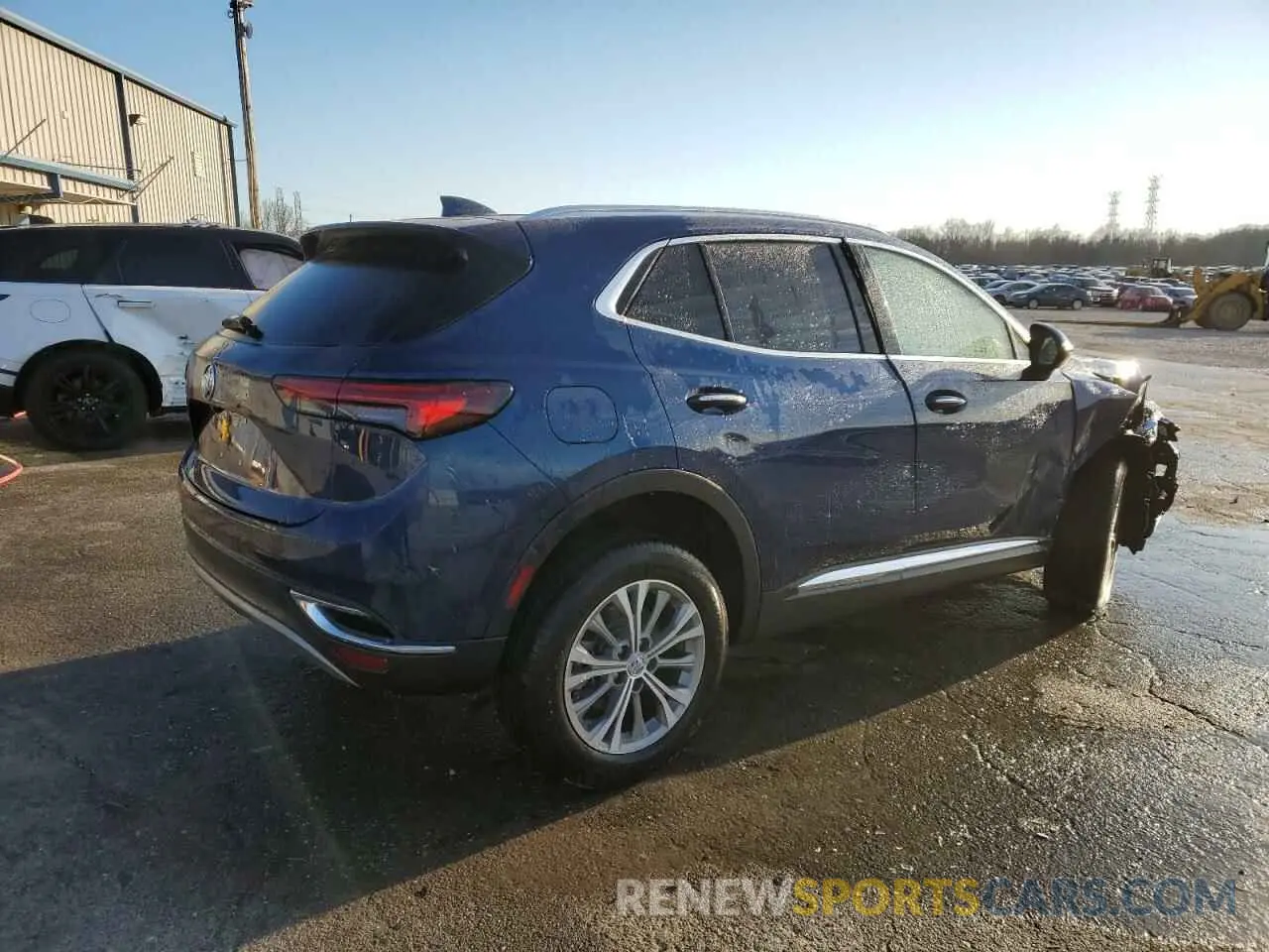 3 fotografías del automóvil dañado LRBAZLR46ND137623 BUICK ENVISION 2022