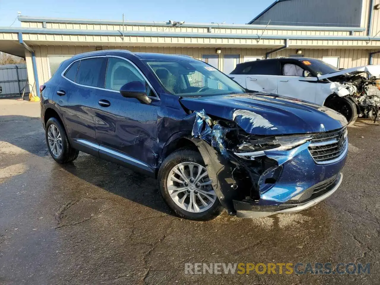 4 fotografías del automóvil dañado LRBAZLR46ND137623 BUICK ENVISION 2022