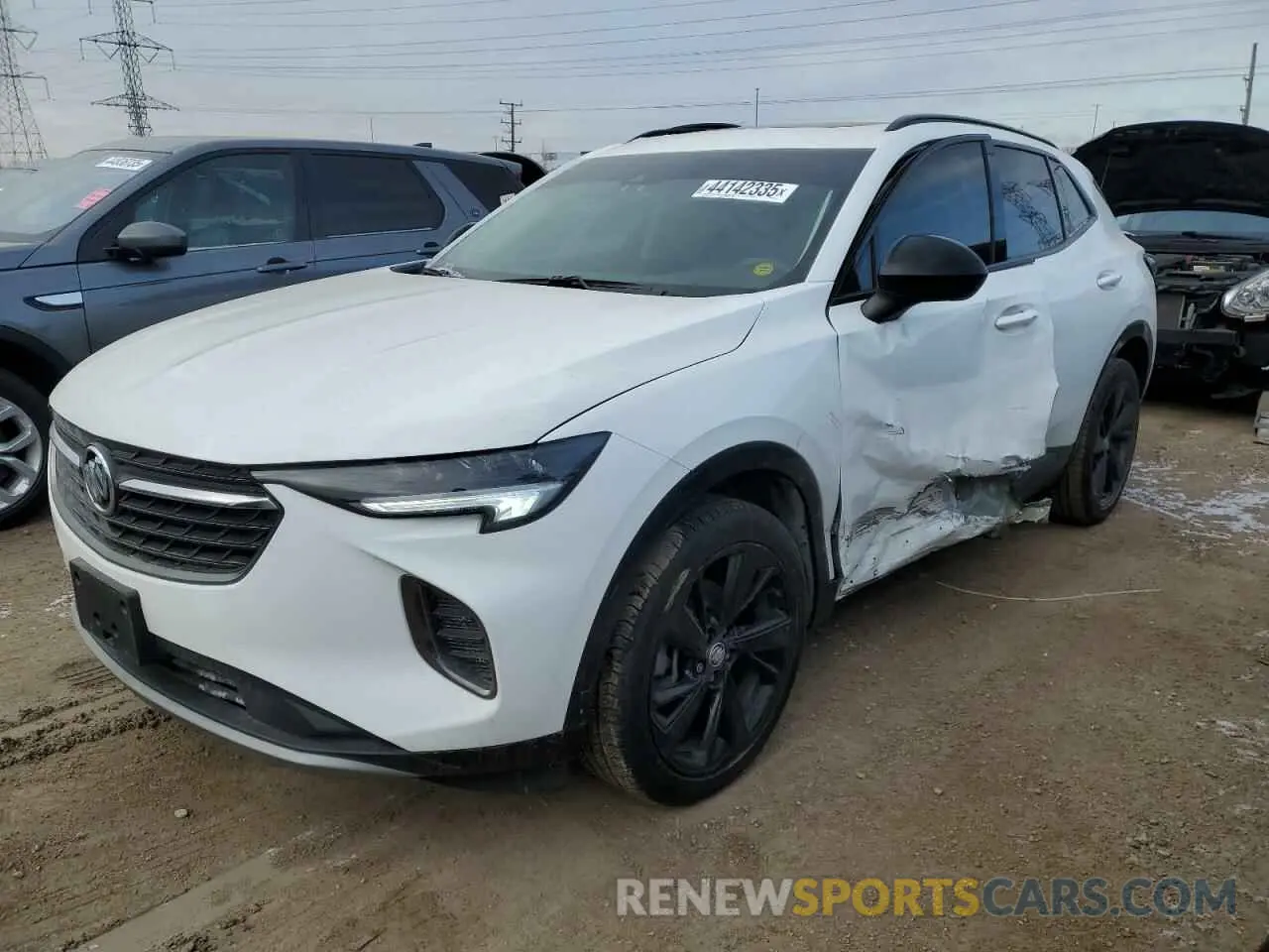 1 fotografías del automóvil dañado LRBAZLR47ND049177 BUICK ENVISION 2022