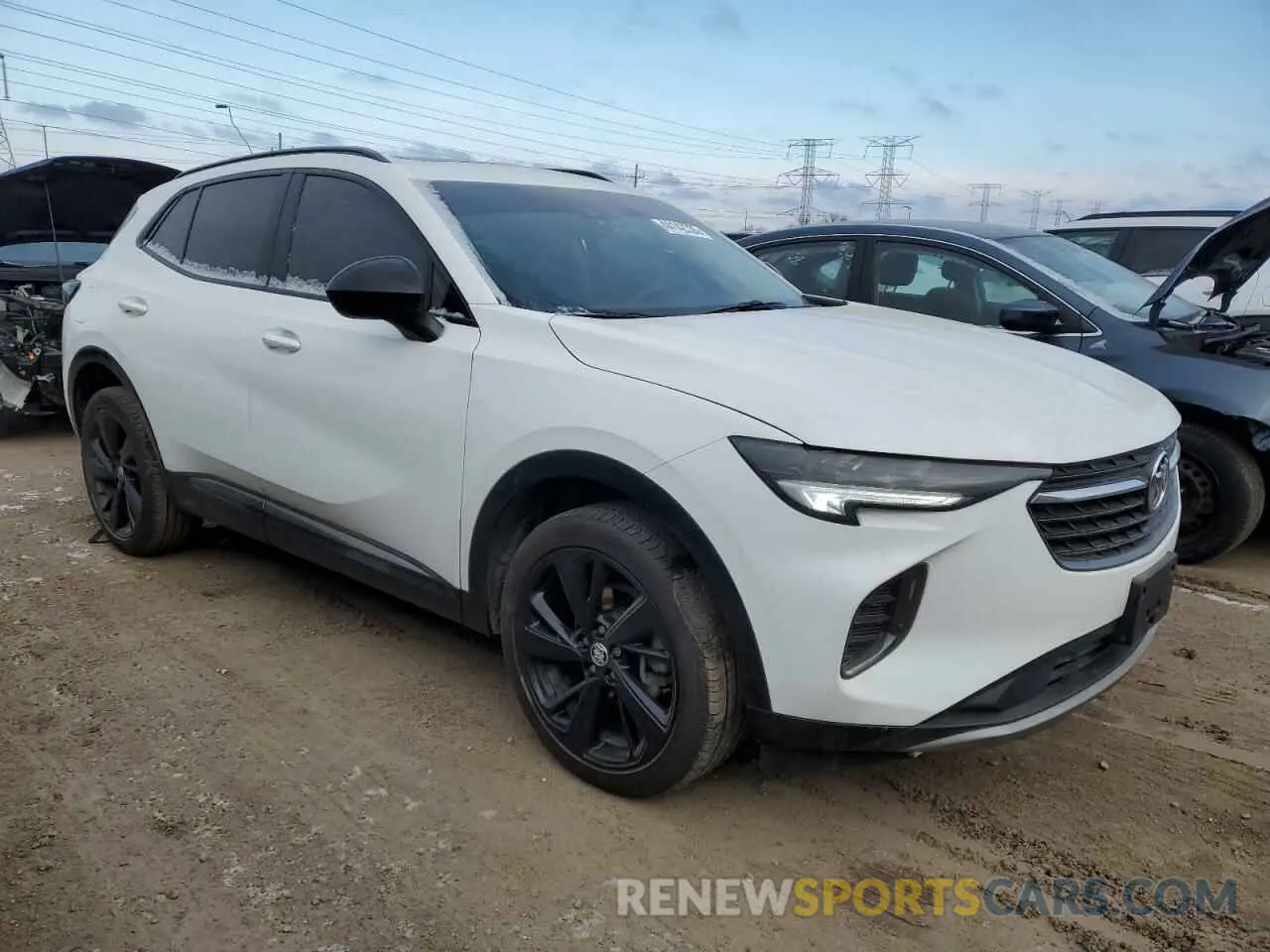 4 fotografías del automóvil dañado LRBAZLR47ND049177 BUICK ENVISION 2022