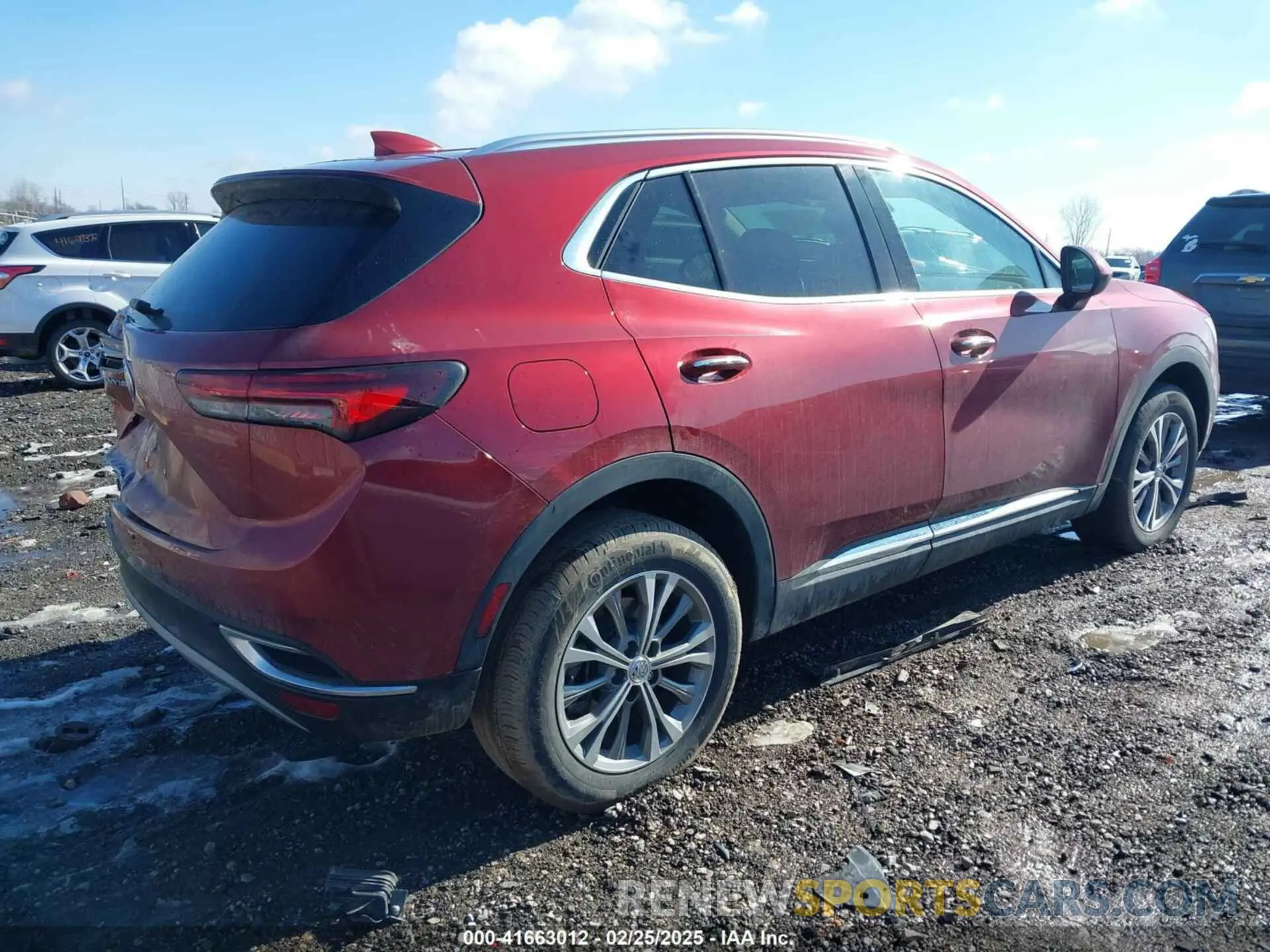 4 fotografías del automóvil dañado LRBAZLR47ND139896 BUICK ENVISION 2022