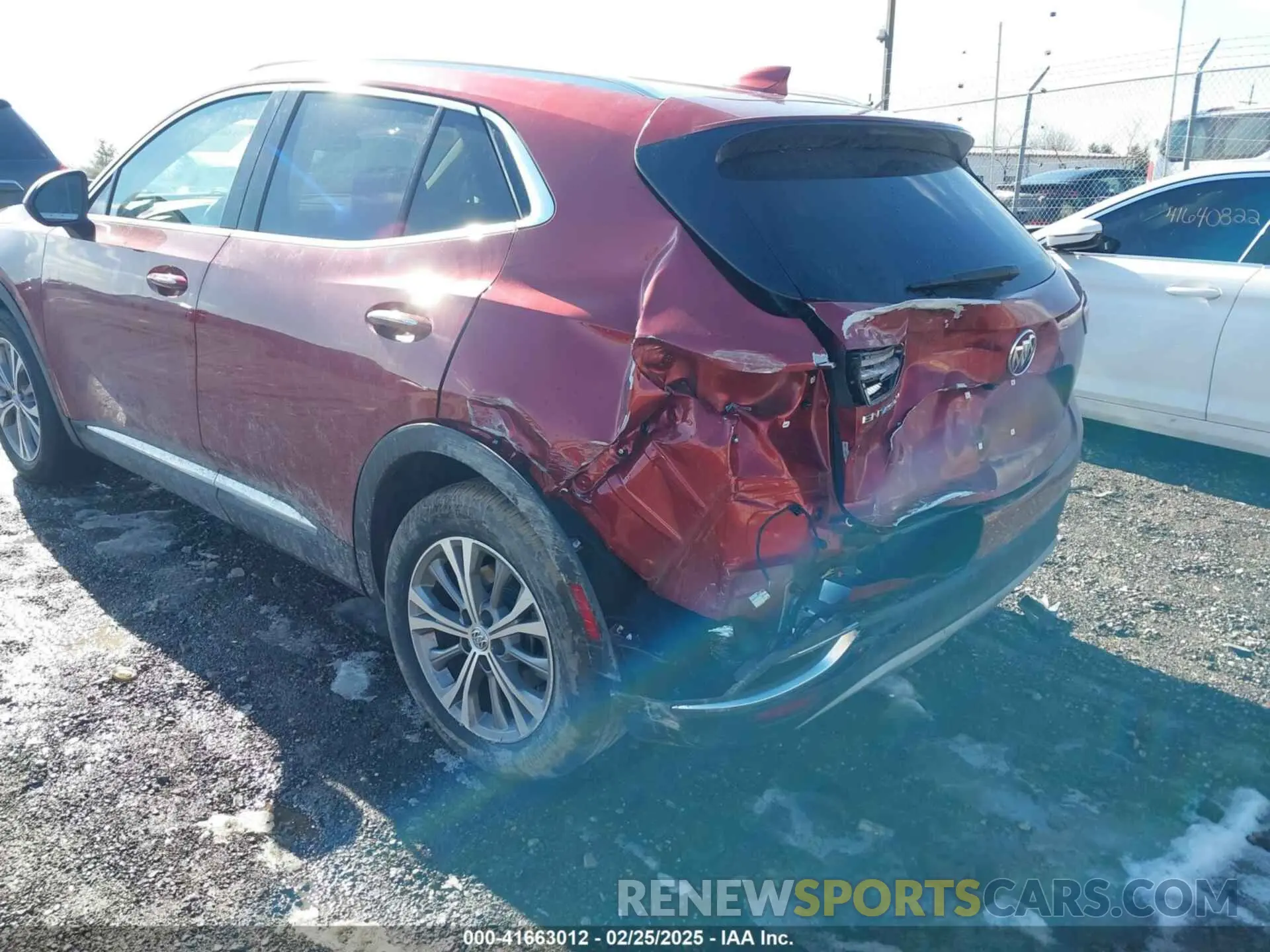 6 fotografías del automóvil dañado LRBAZLR47ND139896 BUICK ENVISION 2022