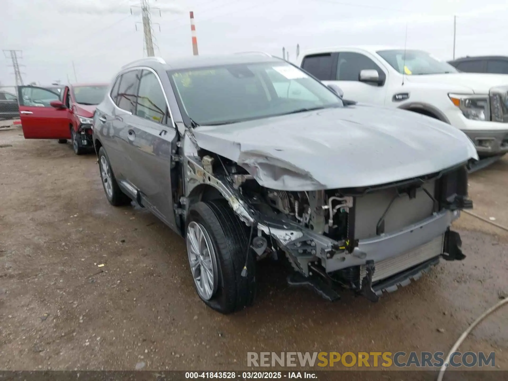 6 fotografías del automóvil dañado LRBAZLR4XND125572 BUICK ENVISION 2022