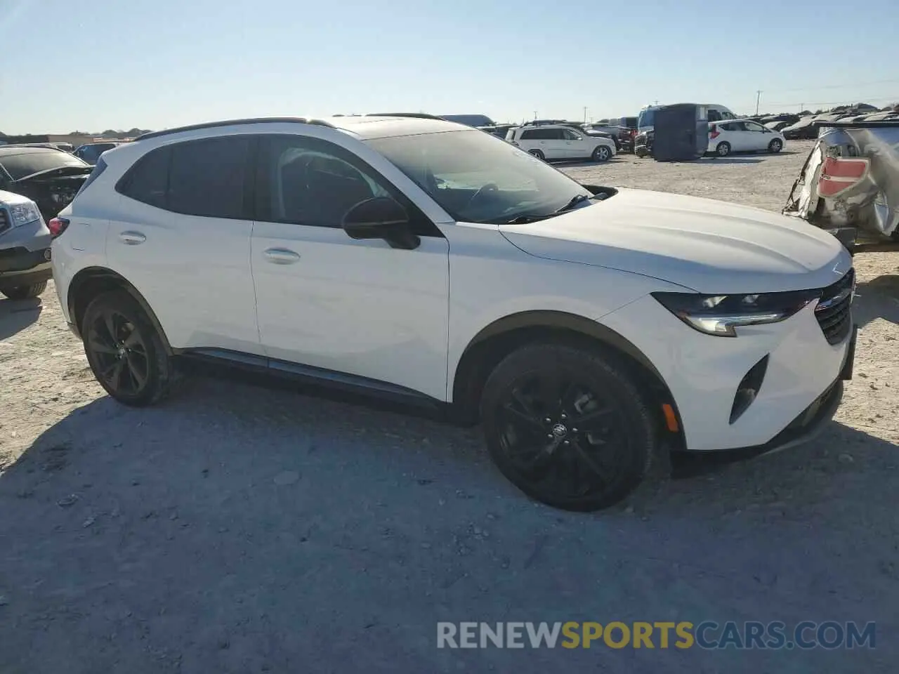 4 fotografías del automóvil dañado LRBFZMR48ND055730 BUICK ENVISION 2022