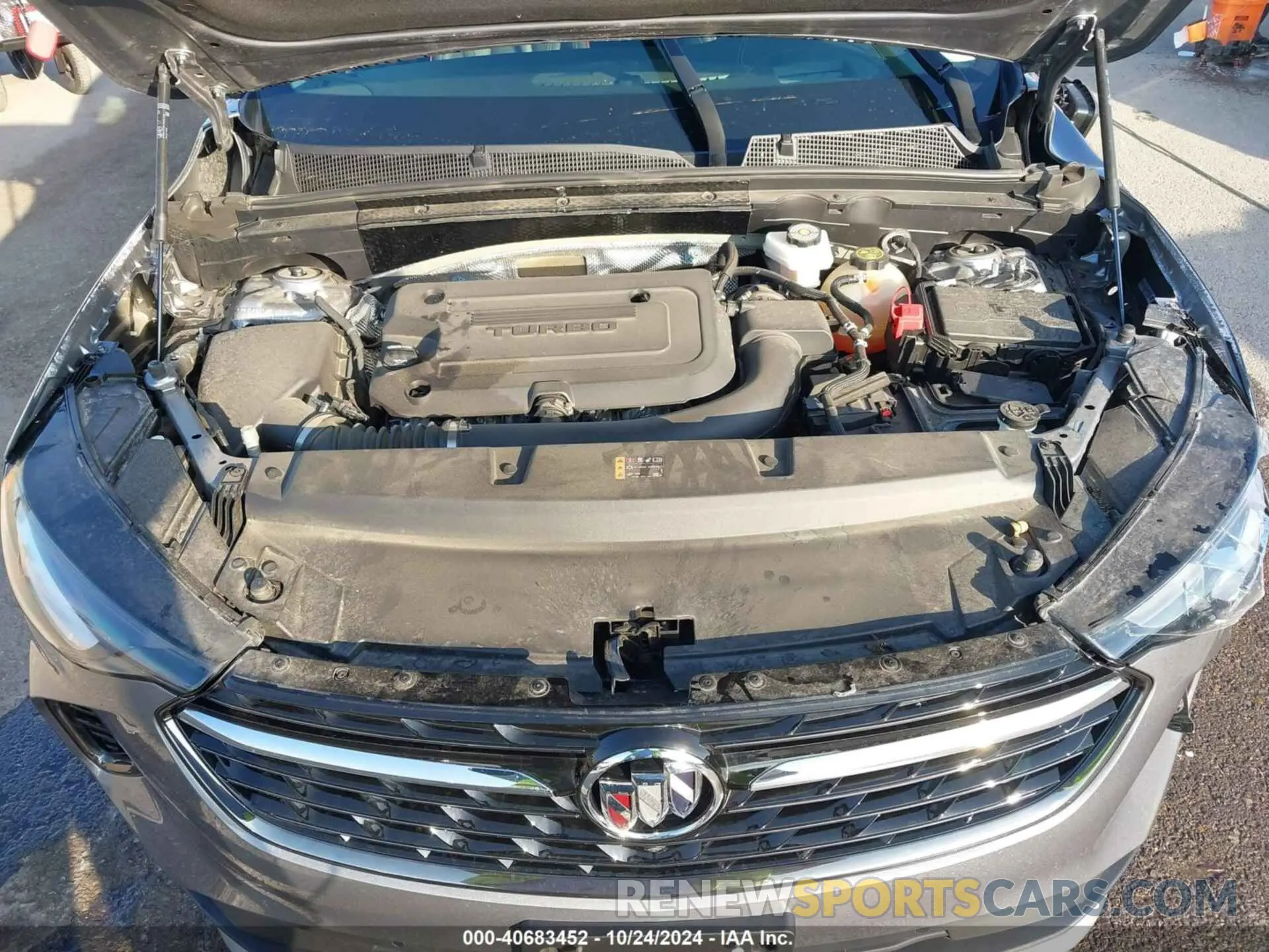 10 fotografías del automóvil dañado LRBFZNR40ND109334 BUICK ENVISION 2022