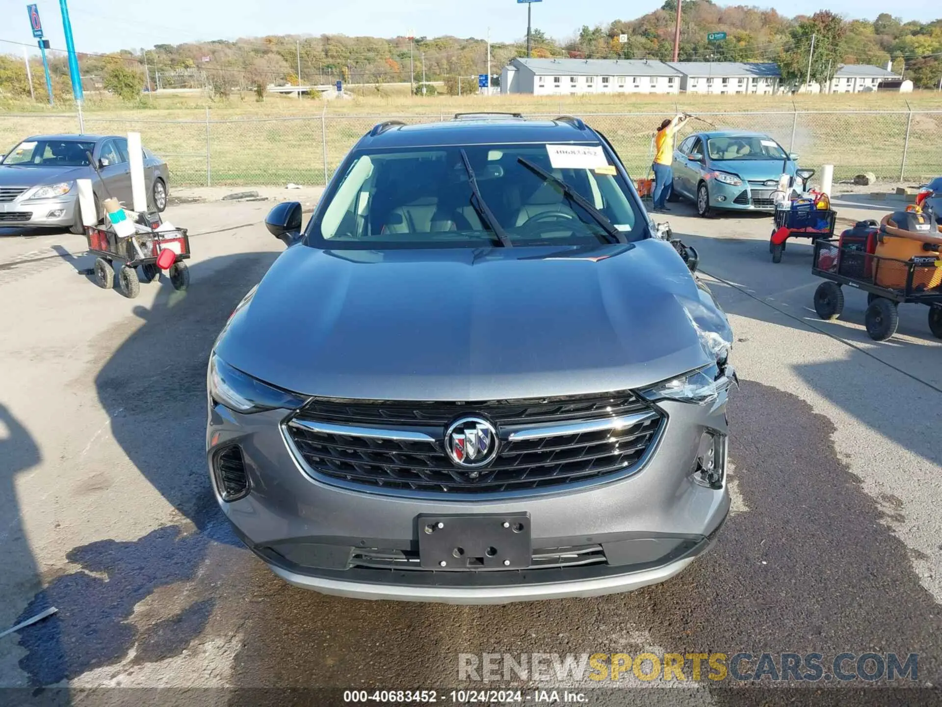 12 fotografías del automóvil dañado LRBFZNR40ND109334 BUICK ENVISION 2022