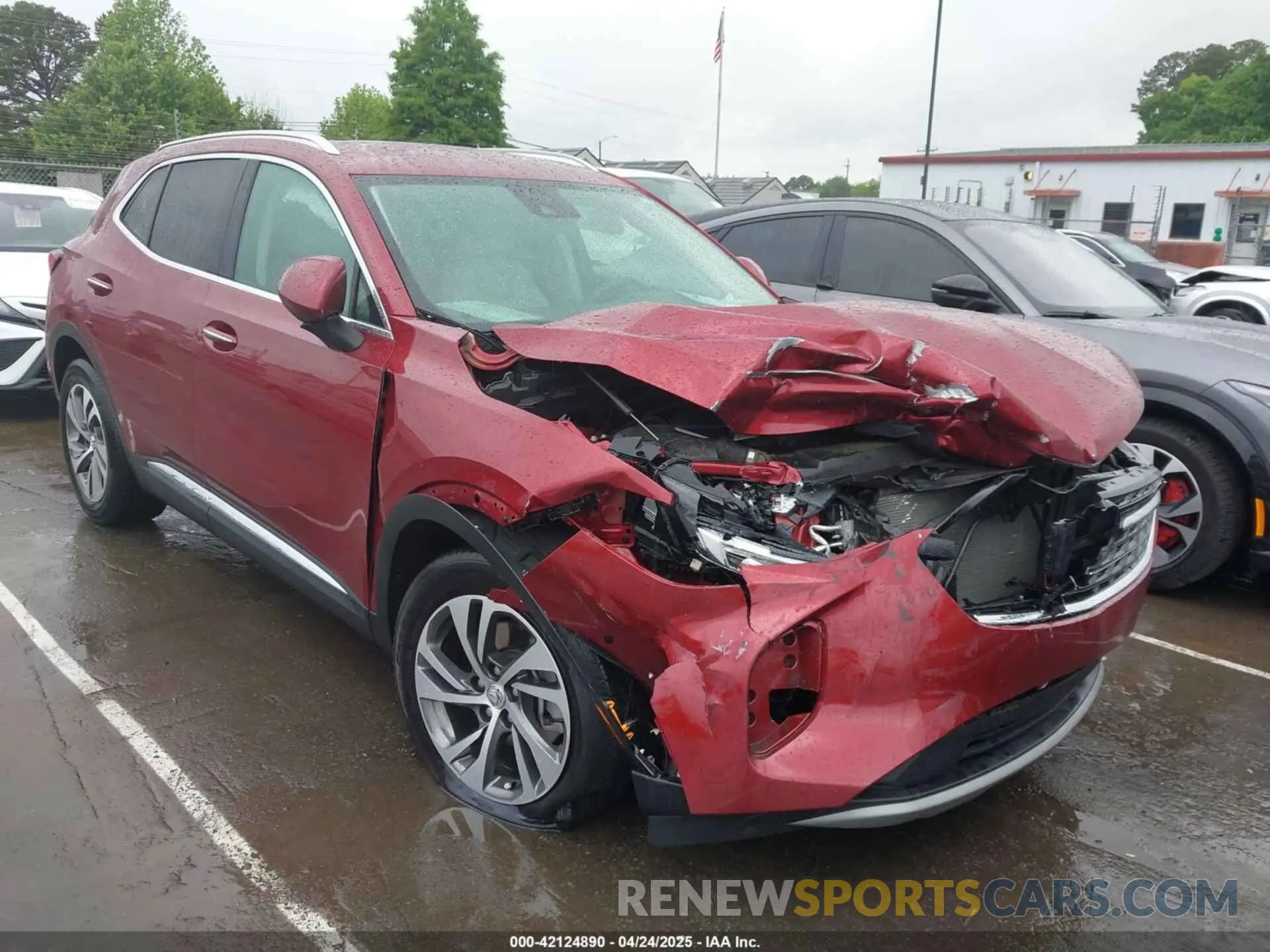 1 fotografías del automóvil dañado LRBFZNR40ND136355 BUICK ENVISION 2022