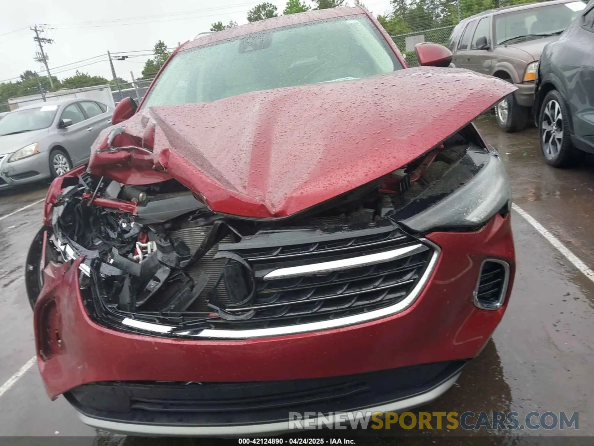 12 fotografías del automóvil dañado LRBFZNR40ND136355 BUICK ENVISION 2022