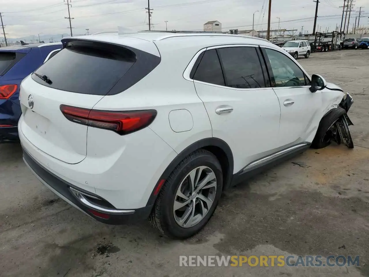 3 fotografías del automóvil dañado LRBFZNR40ND147985 BUICK ENVISION 2022