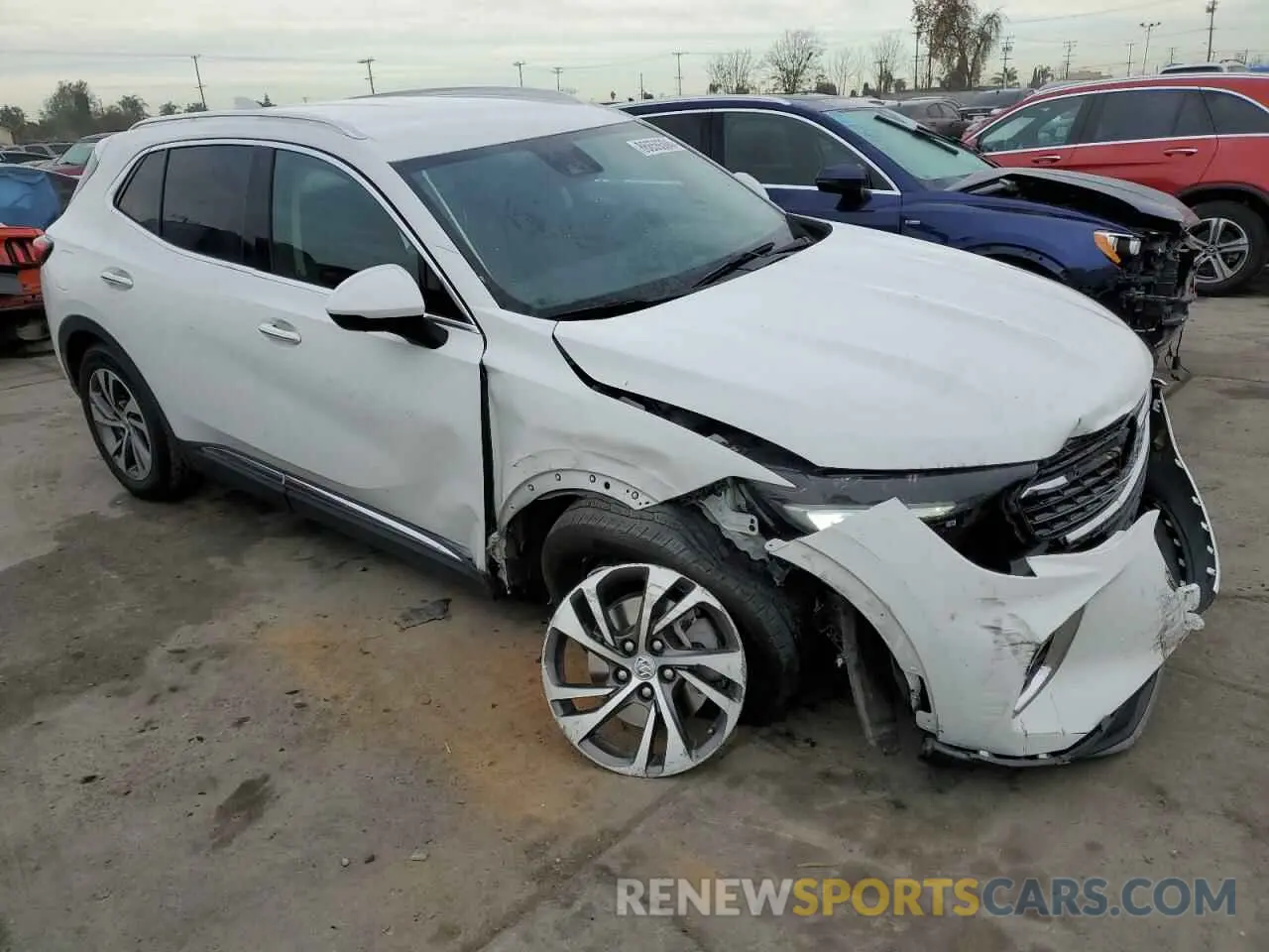 4 fotografías del automóvil dañado LRBFZNR40ND147985 BUICK ENVISION 2022