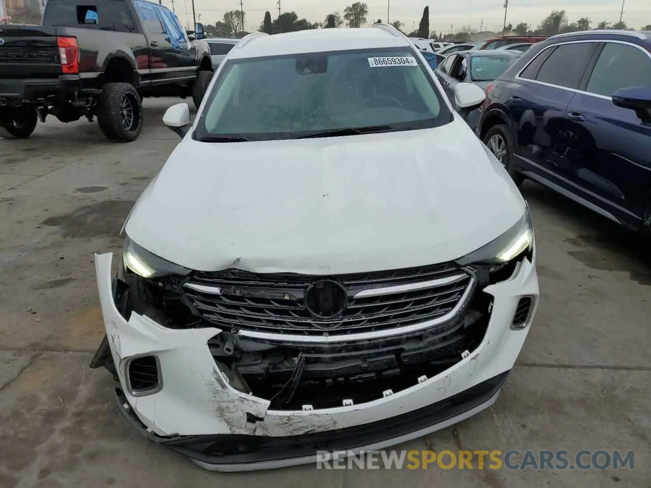 5 fotografías del automóvil dañado LRBFZNR40ND147985 BUICK ENVISION 2022