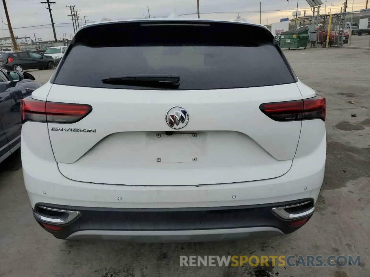 6 fotografías del automóvil dañado LRBFZNR40ND147985 BUICK ENVISION 2022
