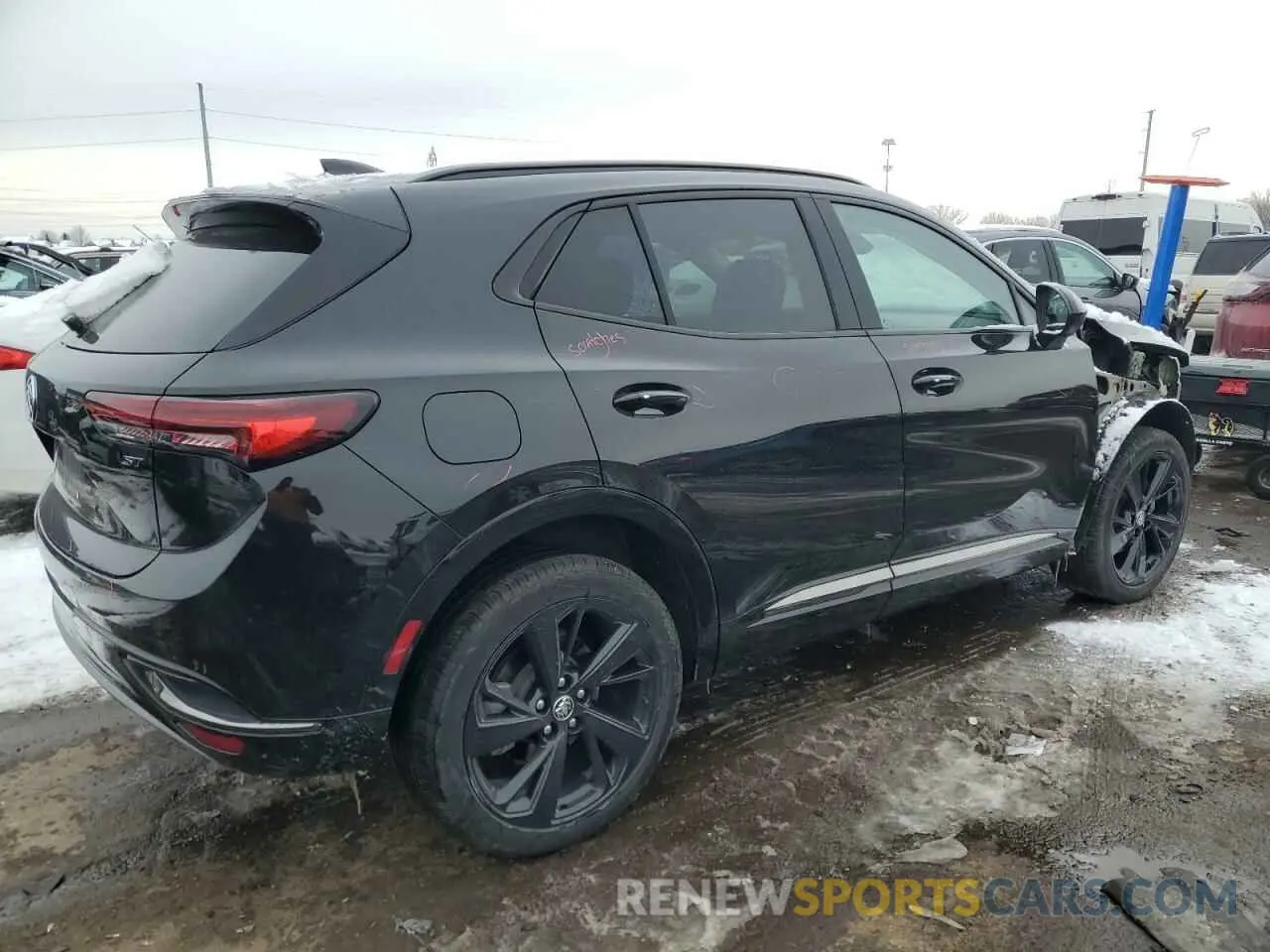 3 fotografías del automóvil dañado LRBFZNR41ND111626 BUICK ENVISION 2022