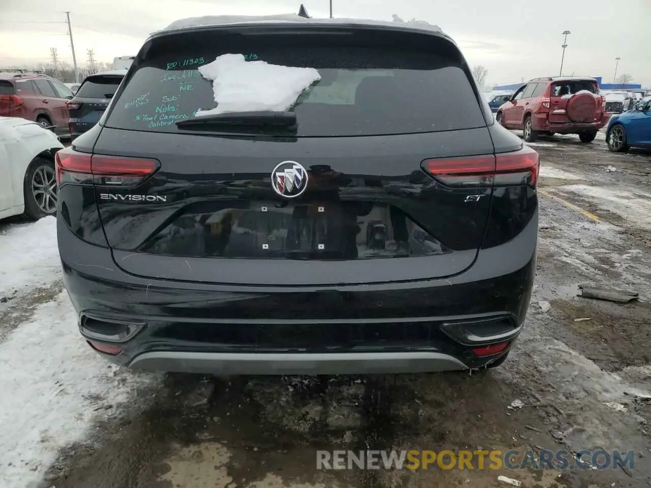6 fotografías del automóvil dañado LRBFZNR41ND111626 BUICK ENVISION 2022