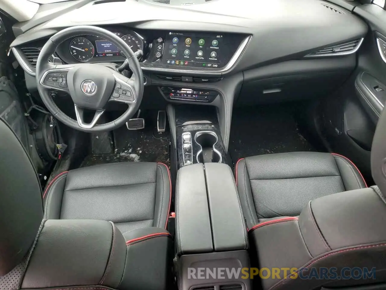8 fotografías del automóvil dañado LRBFZNR41ND111626 BUICK ENVISION 2022