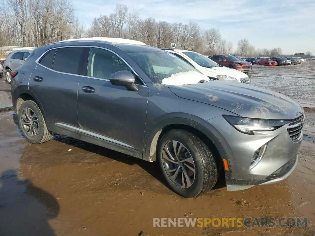 4 fotografías del automóvil dañado LRBFZNR43ND124474 BUICK ENVISION 2022