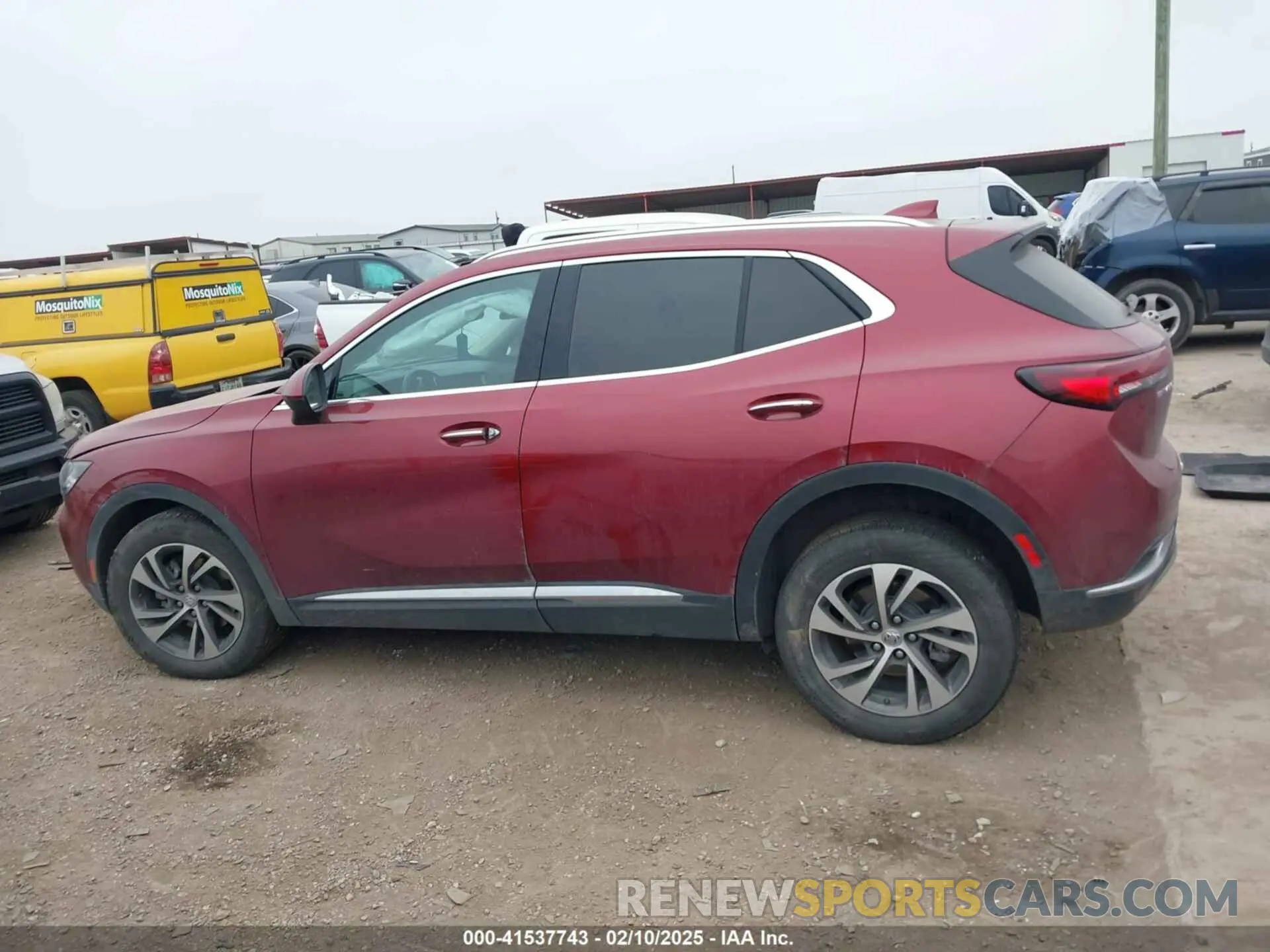 14 fotografías del automóvil dañado LRBFZNR43ND136611 BUICK ENVISION 2022