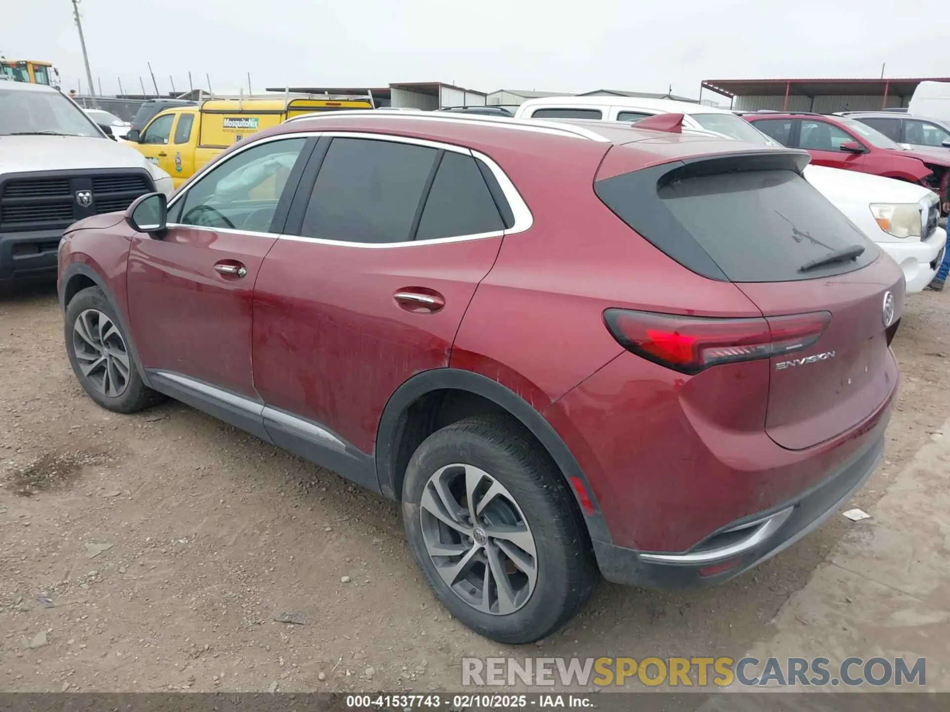 3 fotografías del automóvil dañado LRBFZNR43ND136611 BUICK ENVISION 2022