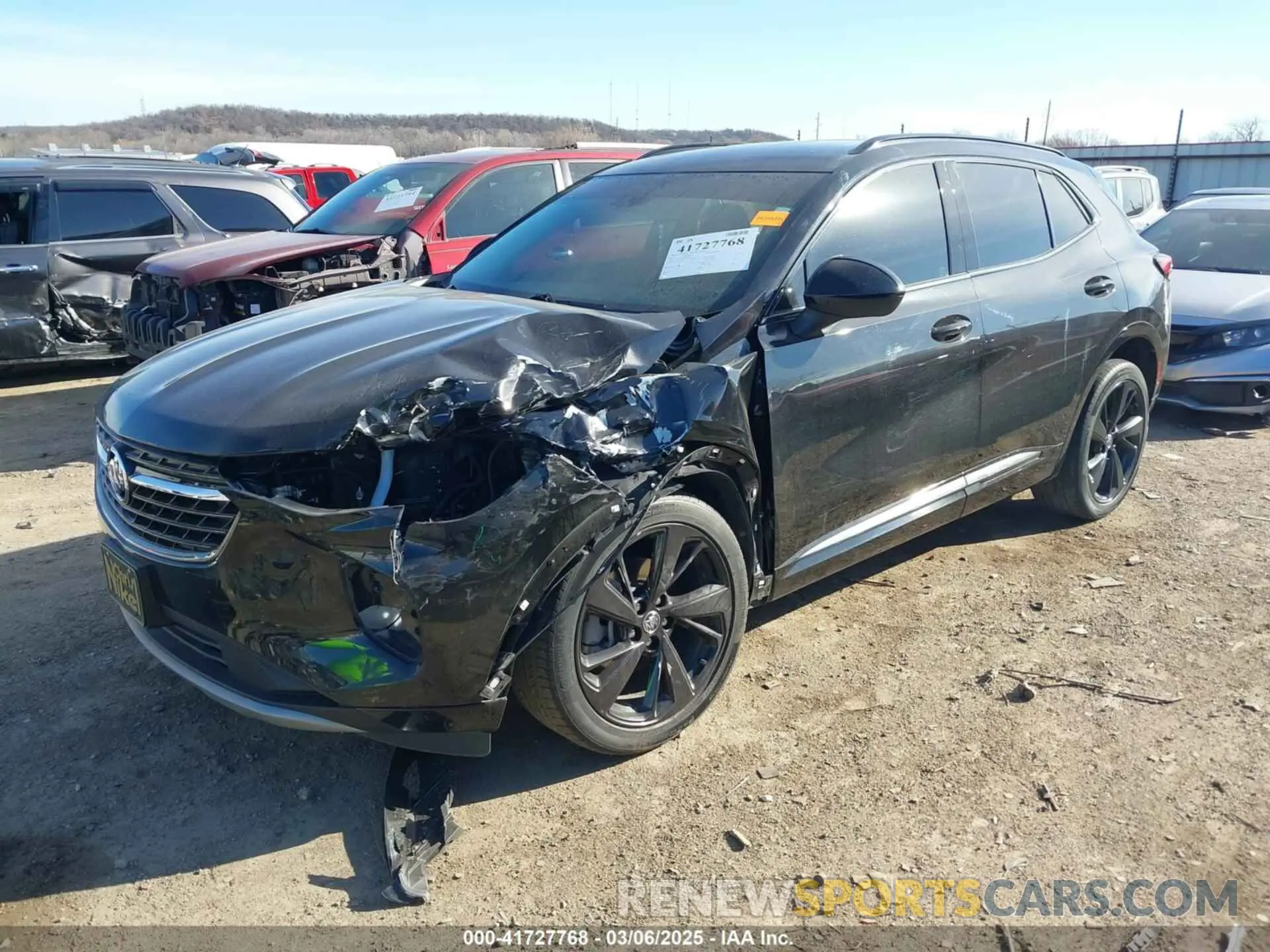 2 fotografías del automóvil dañado LRBFZNR44ND020611 BUICK ENVISION 2022