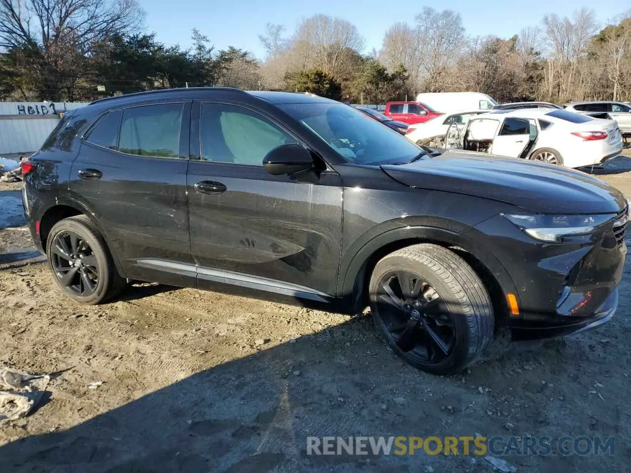 4 fotografías del automóvil dañado LRBFZNR45ND082132 BUICK ENVISION 2022