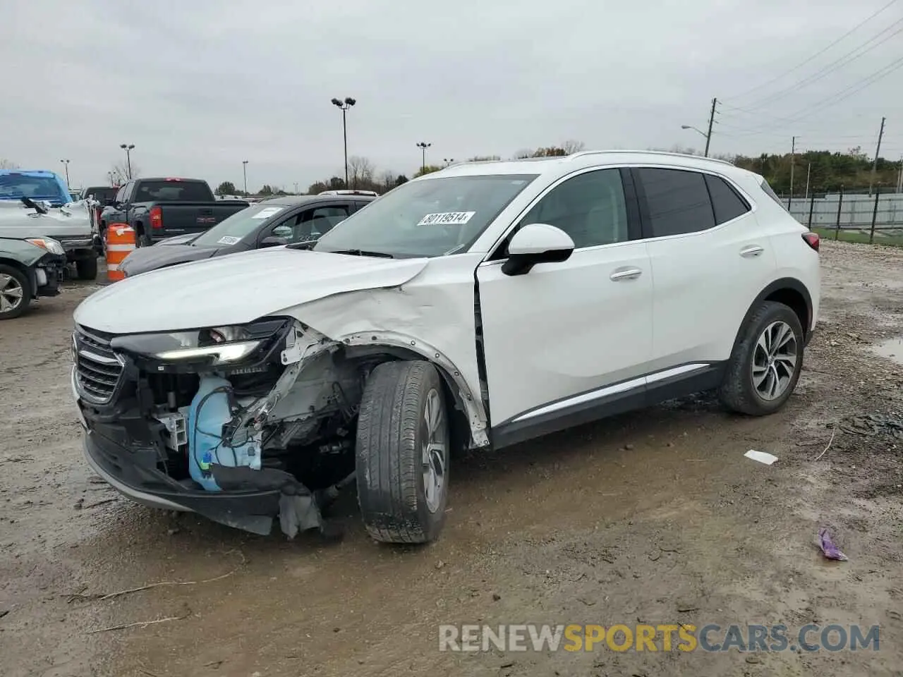 1 fotografías del automóvil dañado LRBFZNR47ND162578 BUICK ENVISION 2022