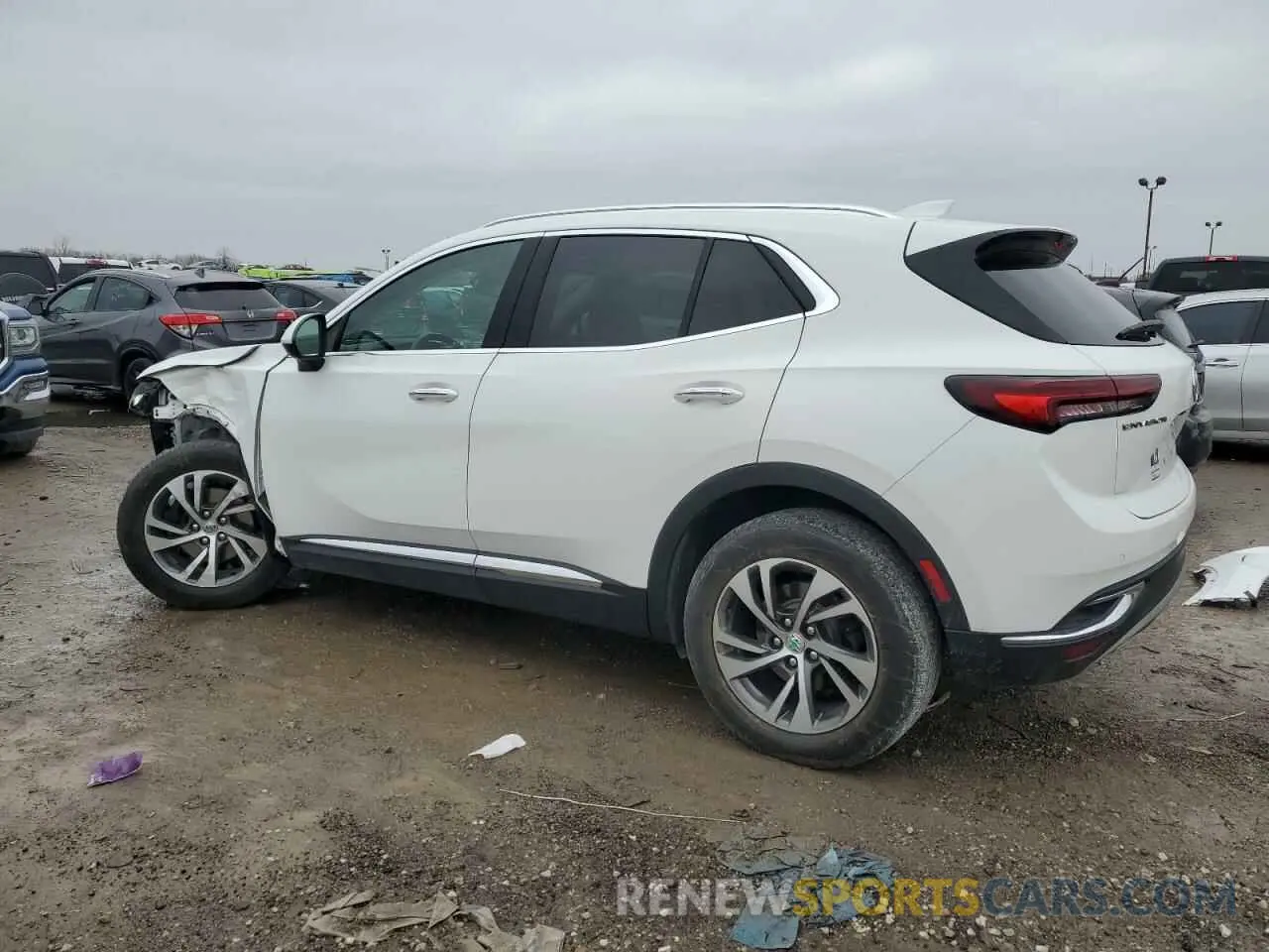 2 fotografías del automóvil dañado LRBFZNR47ND162578 BUICK ENVISION 2022