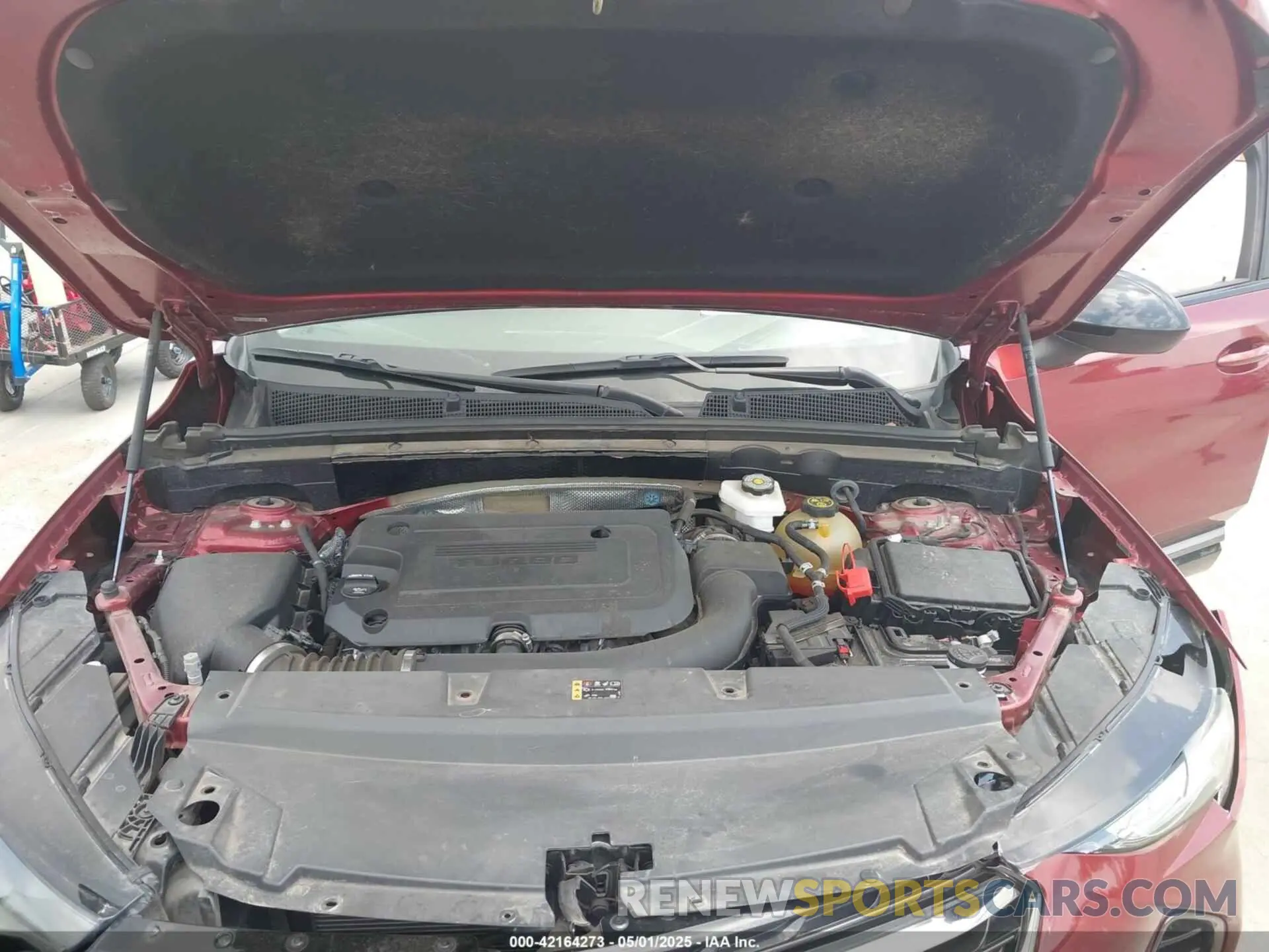 10 fotografías del automóvil dañado LRBFZNR48ND021633 BUICK ENVISION 2022