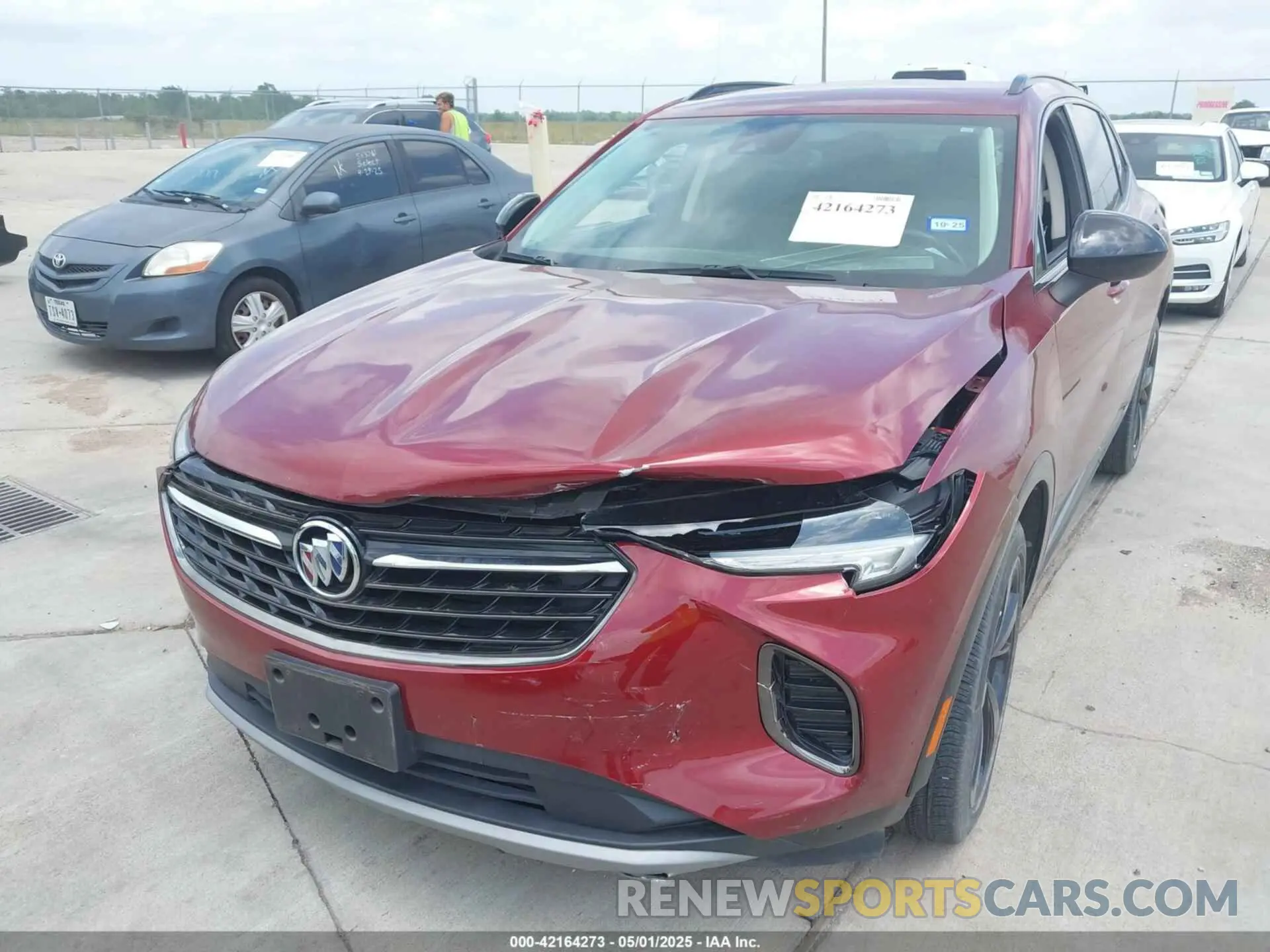 6 fotografías del automóvil dañado LRBFZNR48ND021633 BUICK ENVISION 2022