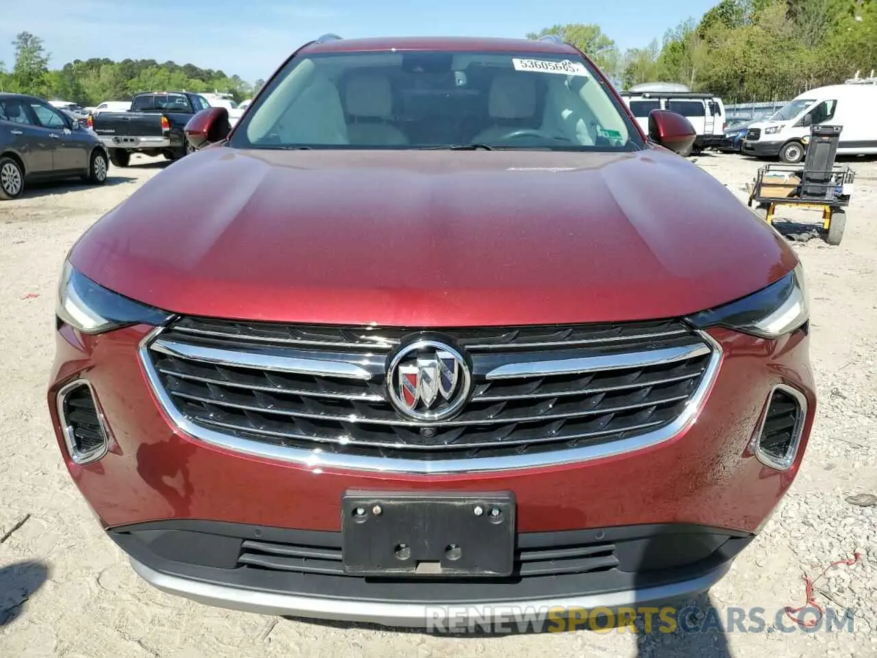 5 fotografías del automóvil dañado LRBFZNR4XND060966 BUICK ENVISION 2022