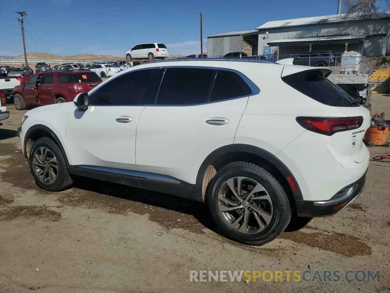 2 fotografías del automóvil dañado LRBFZPR47ND031386 BUICK ENVISION 2022